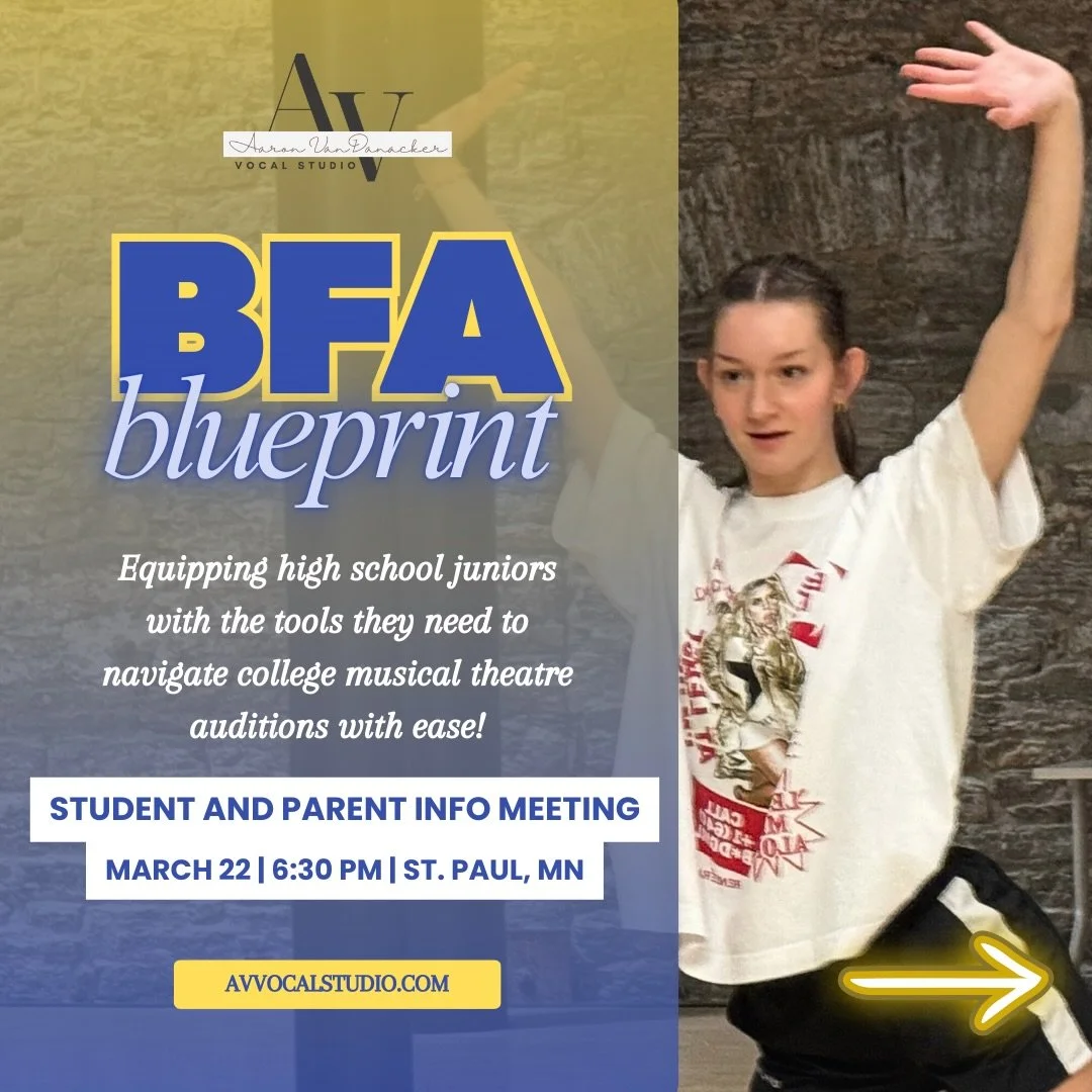 🚨Calling all high school juniors! Comment
or DM &ldquo;blueprint&rdquo; for more info! 🤗

BFA Blueprint is your one-stop-shop for college musical theatre preparedness! We&rsquo;re rolling out a new program and a killer team of experts and industry 
