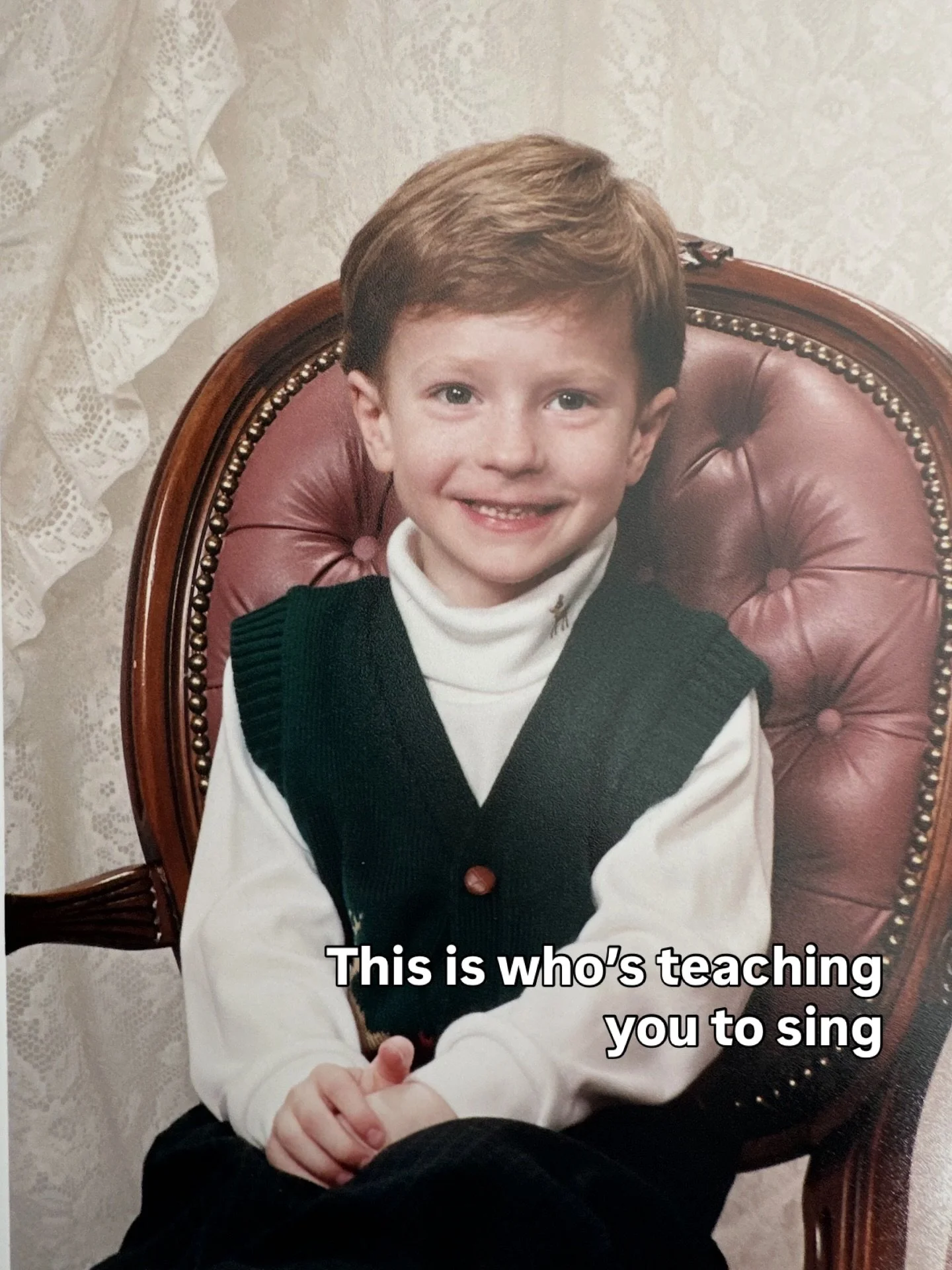 This kid just really wants you to keep singing! ❤️

Fun fact: the last photo was during my first ever theatre production. I was the Candy Man in Charlie and the Chocolate Factory my sophomore year of high school. I didn&rsquo;t do musicals before tha