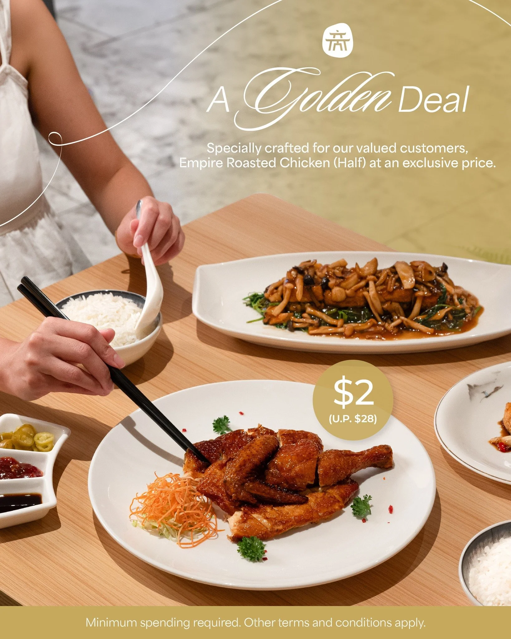 Visited us this CNY? Then this probably looks very familiar 🤩

Now you can enjoy it again at just $2 (U.P. $28) with your physical voucher and a minimum spend of $80. A little post-CNY treat, just because!

📅 Valid till 30 April 2026
＊Other terms a