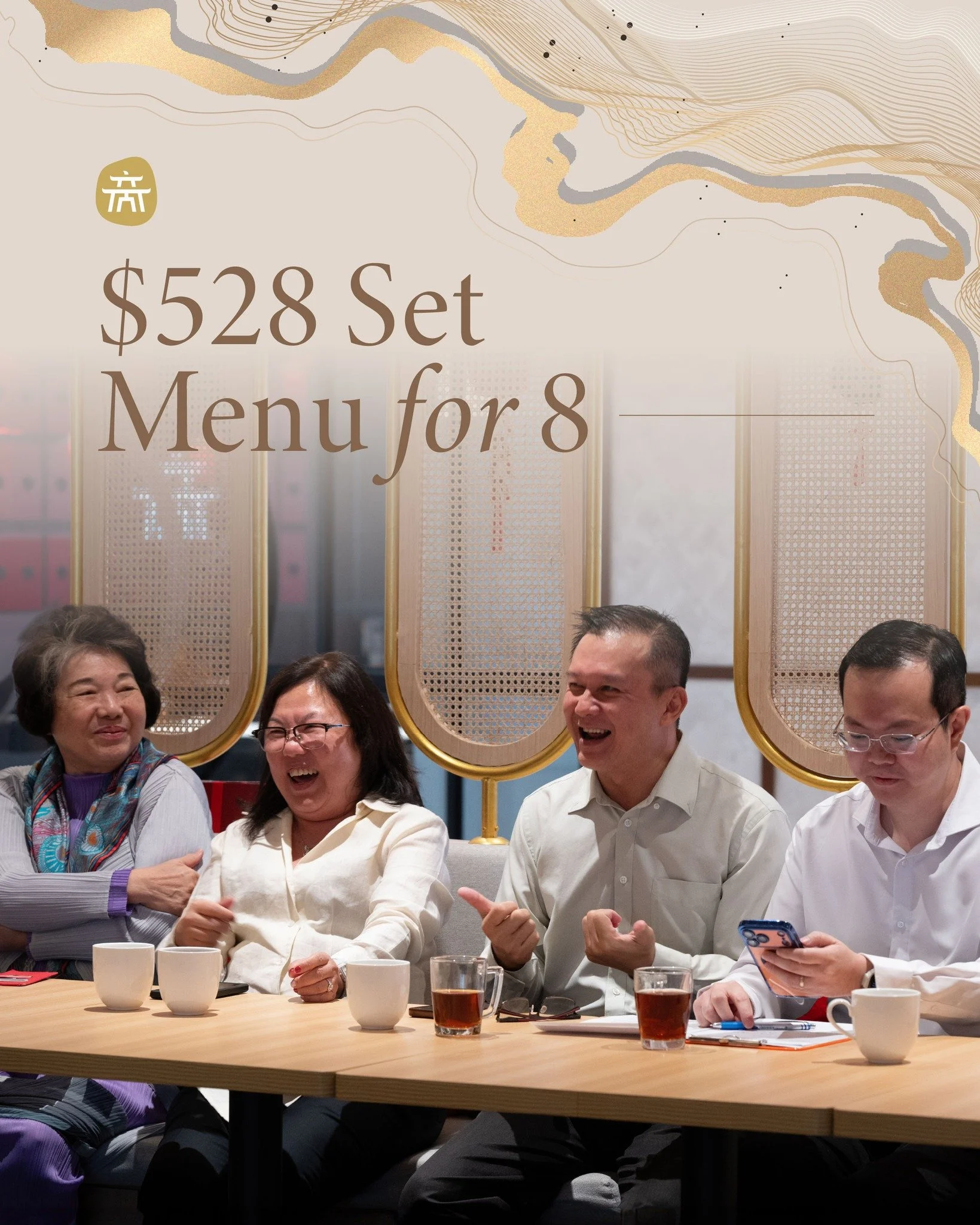 Planning a work lunch or birthday dinner?

Celebrate milestones with our $528 Set Menu for 8, made for sharing and making memories.
