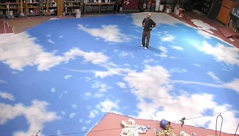 entry ceiling and me.jpg
