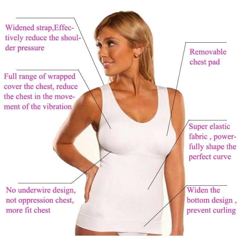 Women's Tummy Control Shape Wear Tank Tops XXXL