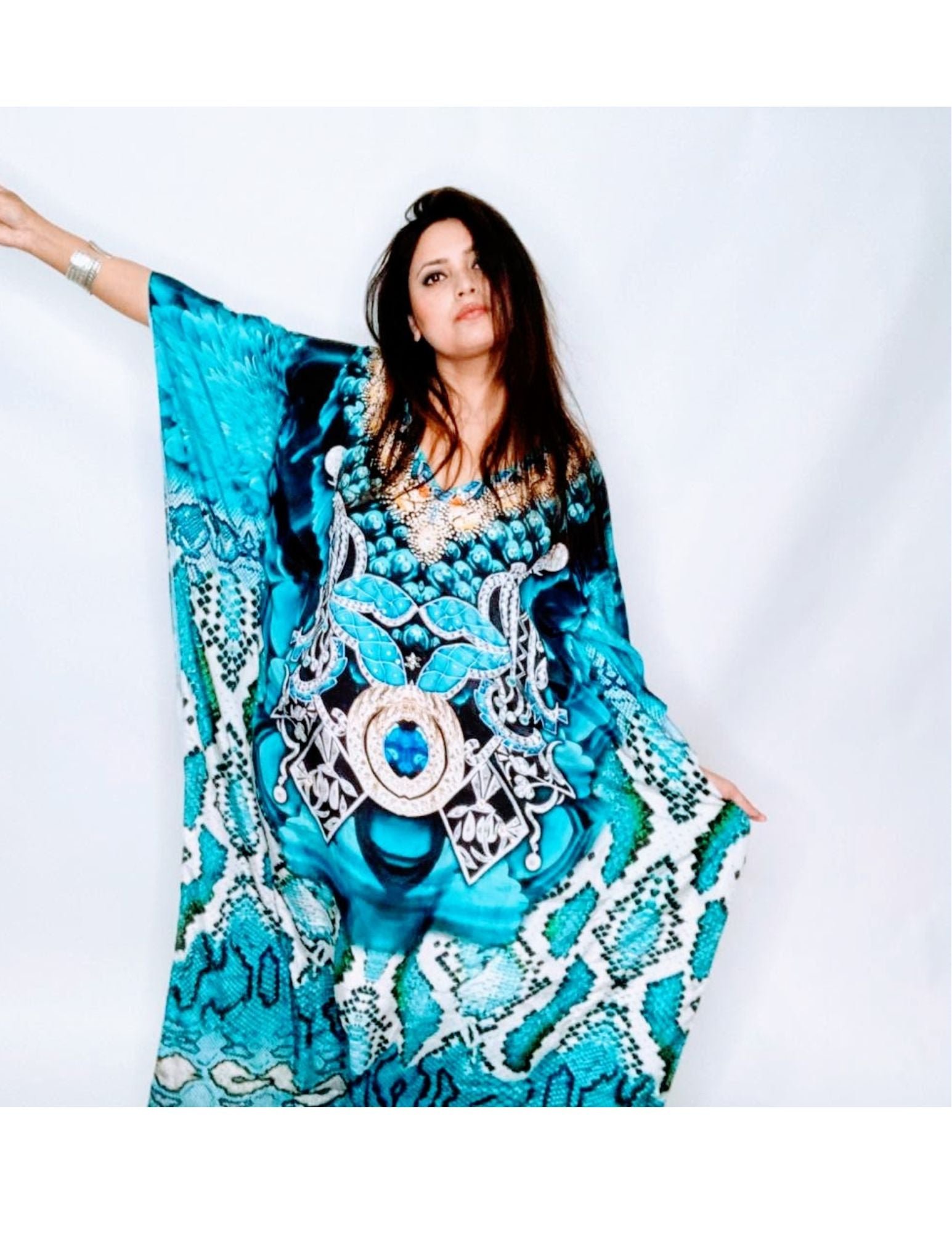 House lounge kaftan dress for women