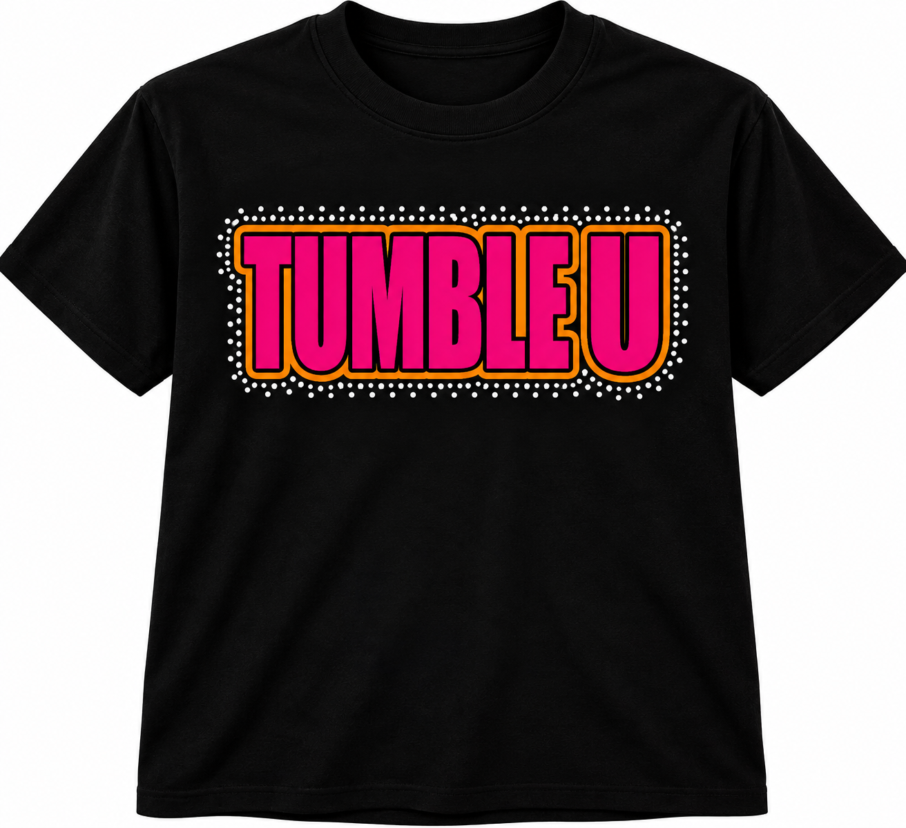 Rhinestone puff logo