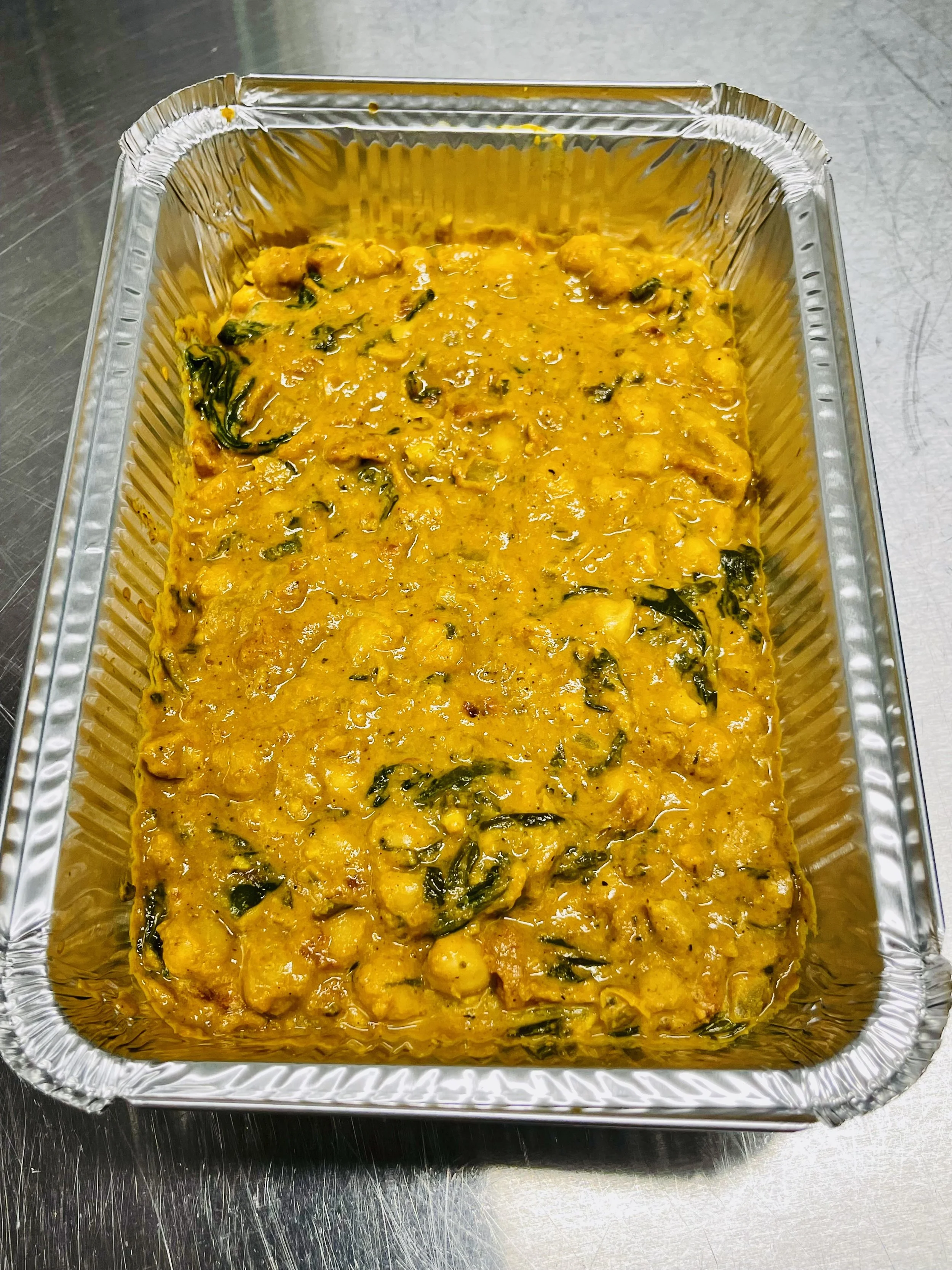 Chickpea and Spinach Curry (Vegetarian)