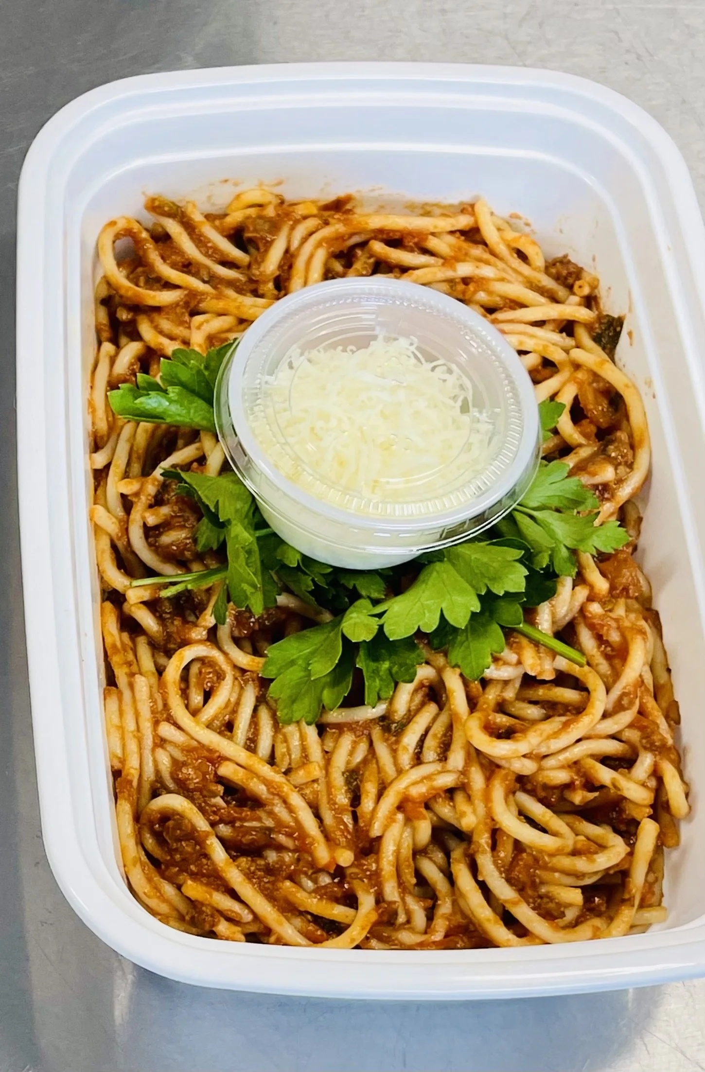 Spaghetti in Bolognese Sauce