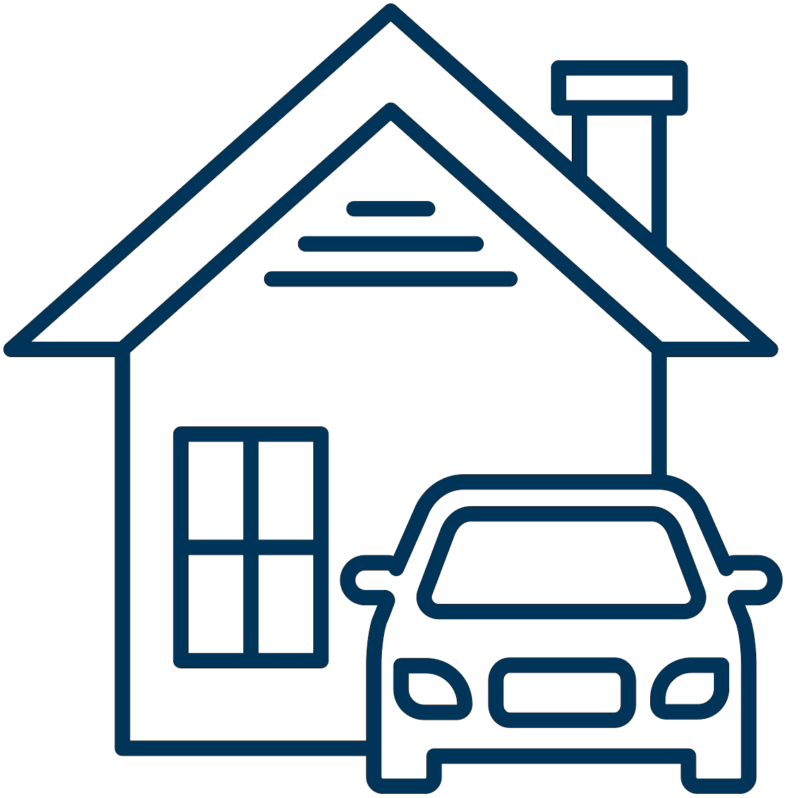 House and a car representing major purchases