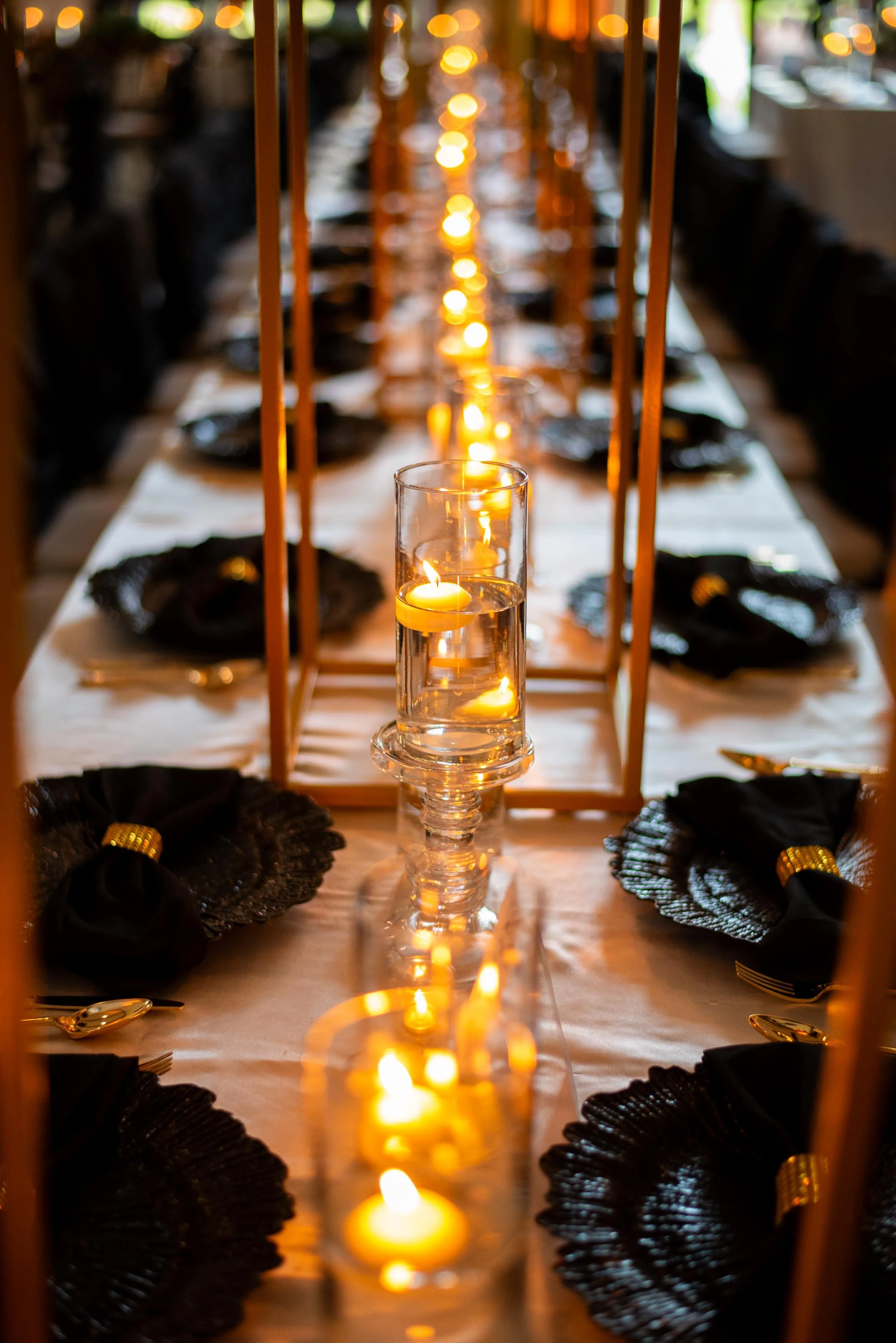 decor at a reception