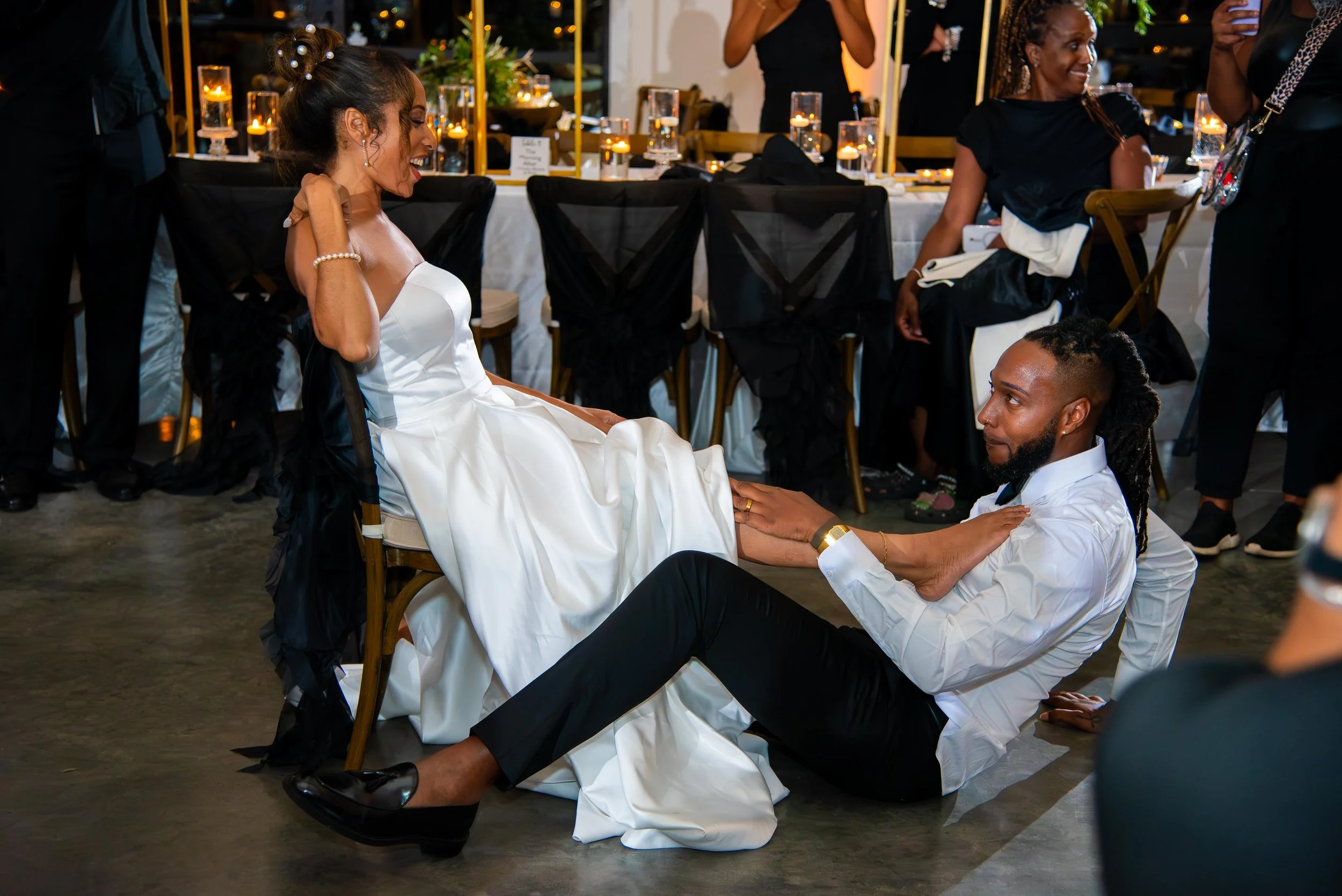 Elegant Black Tie Wedding at New Branch Farms | Smithfield Virginia Wedding Venue