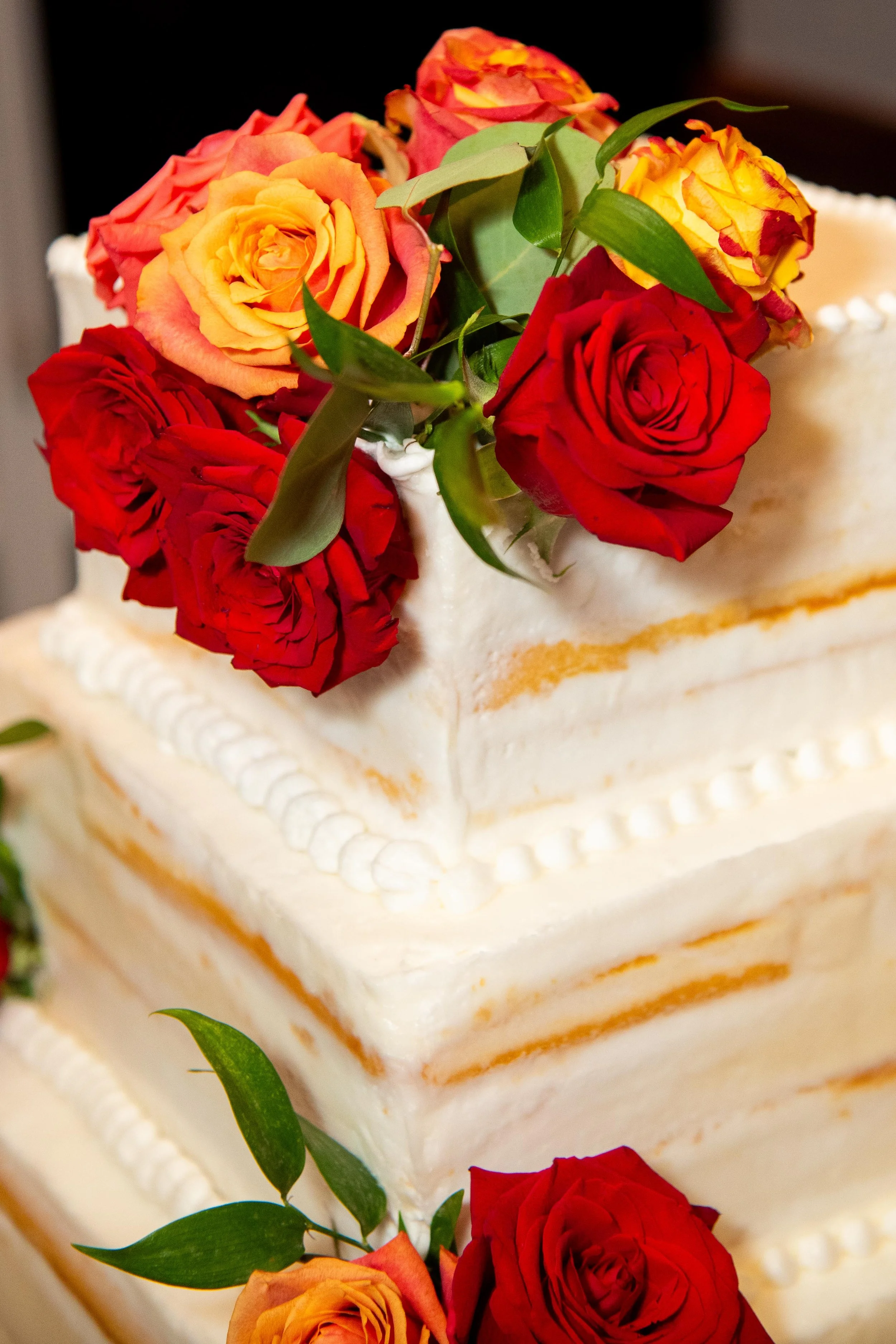 Wedding cake at The World Trade Center in Norfolk VA