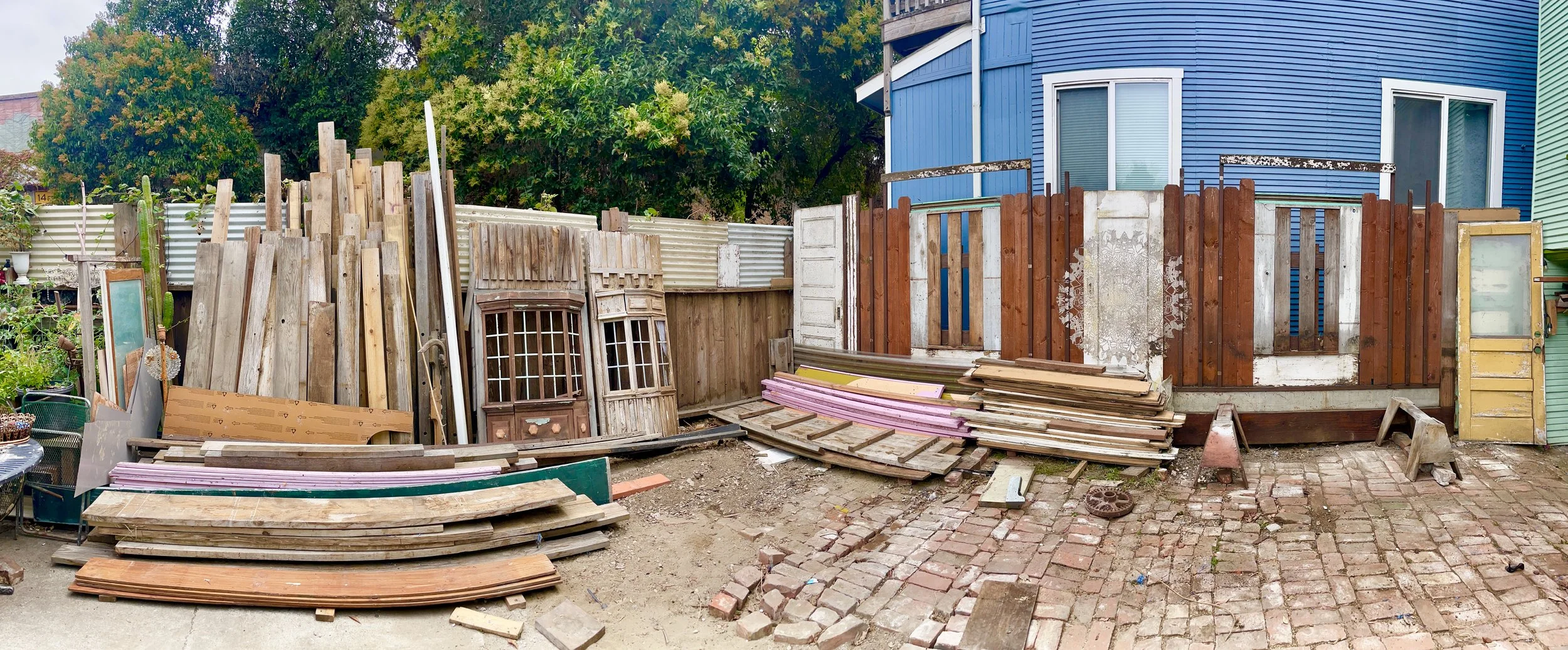 all reclaimed and salvaged materials