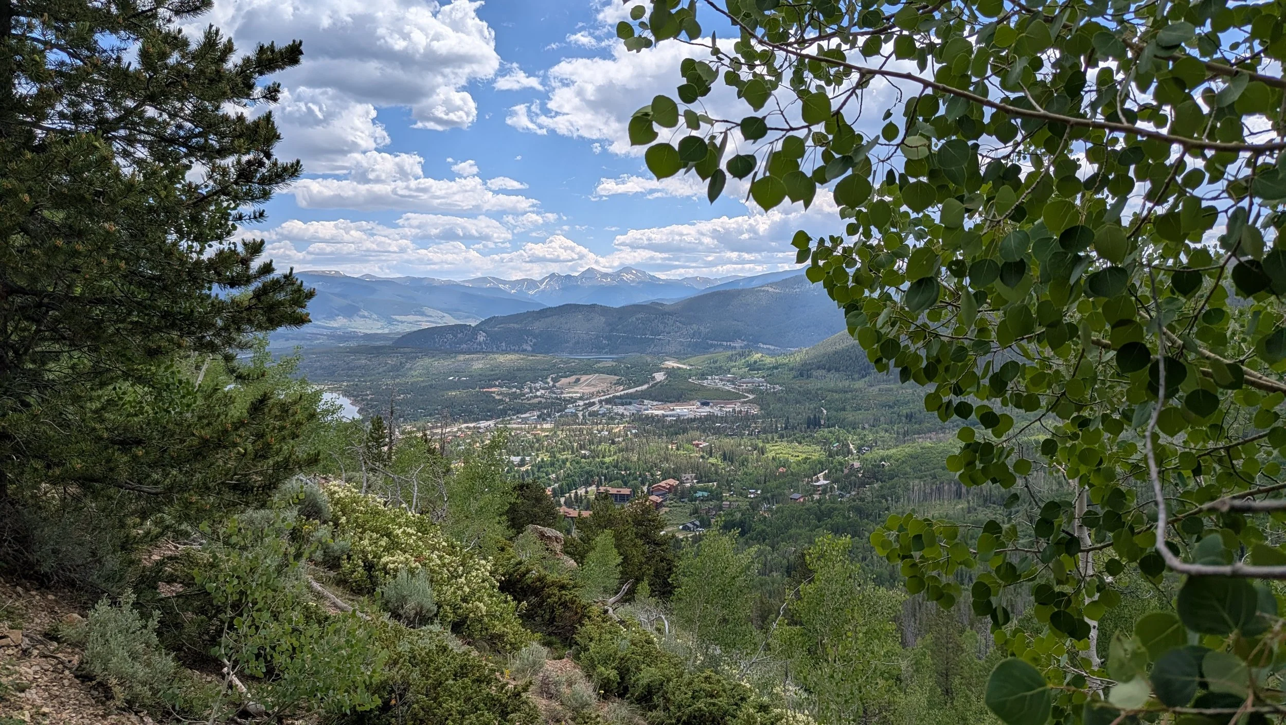 View of Frisco from a neighborhood trail