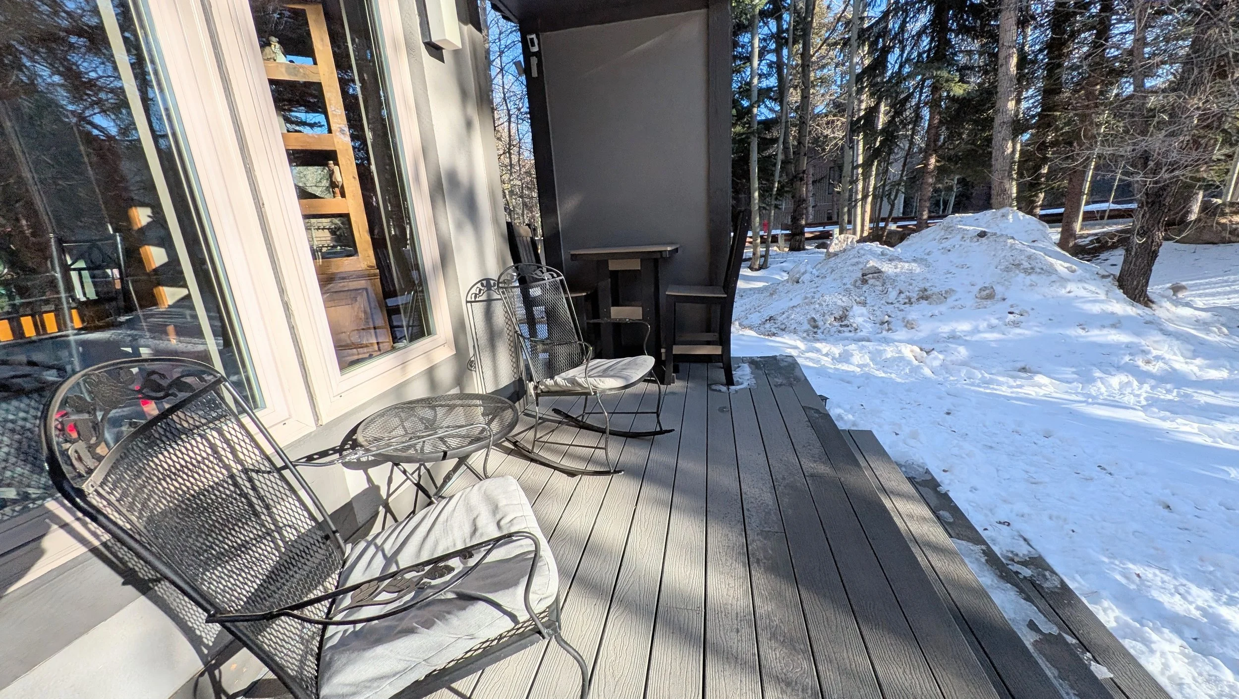 First floor back deck