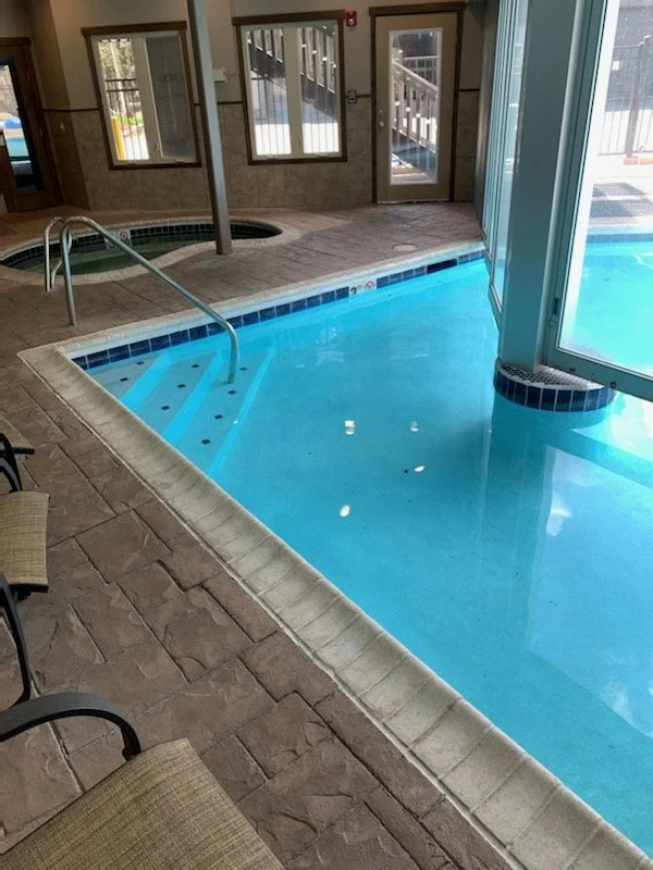 Community heated indoor/outdoor pool