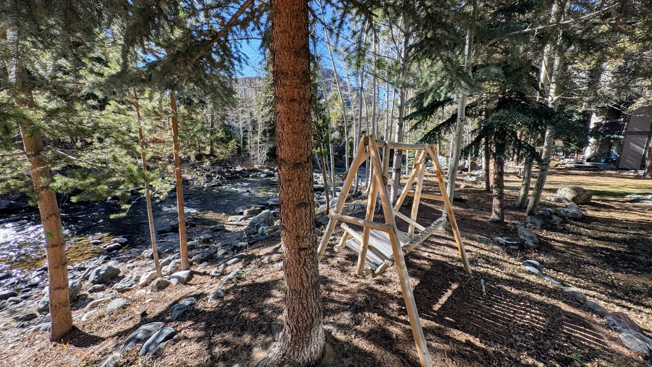 Ten-Mile creek is right outside your back door.  Listen to the water 24/7/365