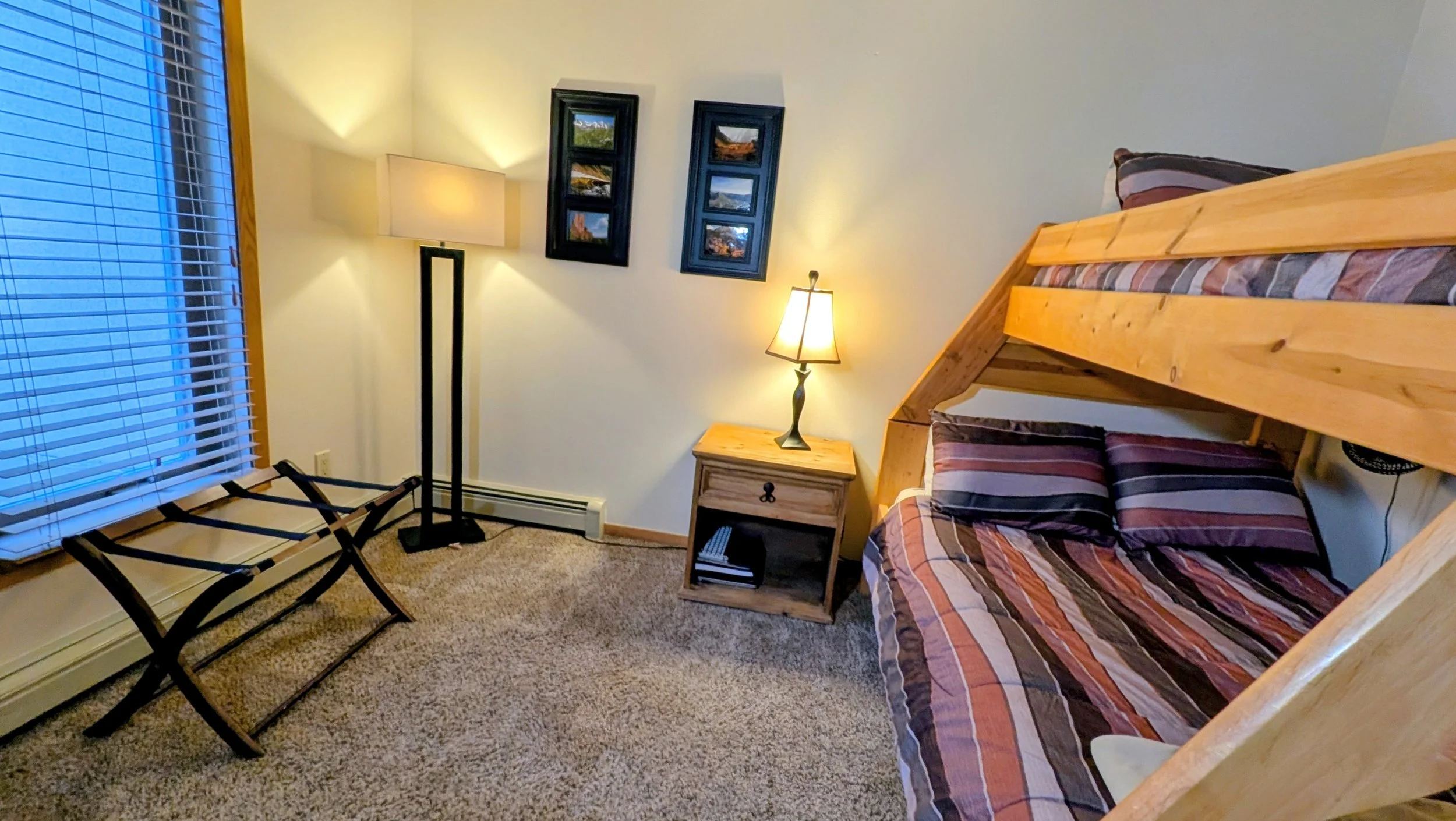 Bedroom #3 with bunk (full & twin)