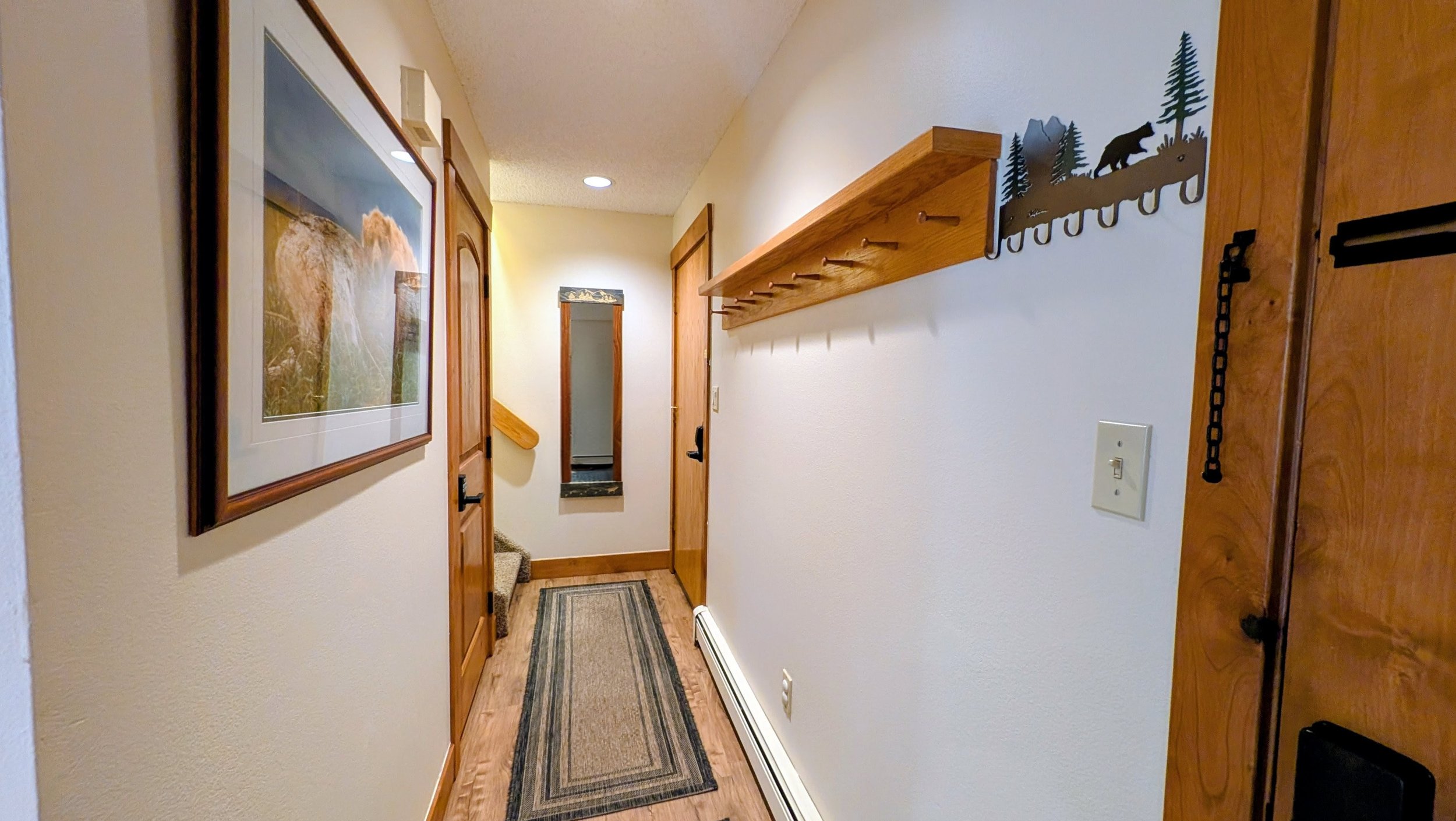 Hall from kitchen to entry/stairs