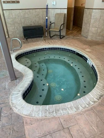 Community indoor hot tub
