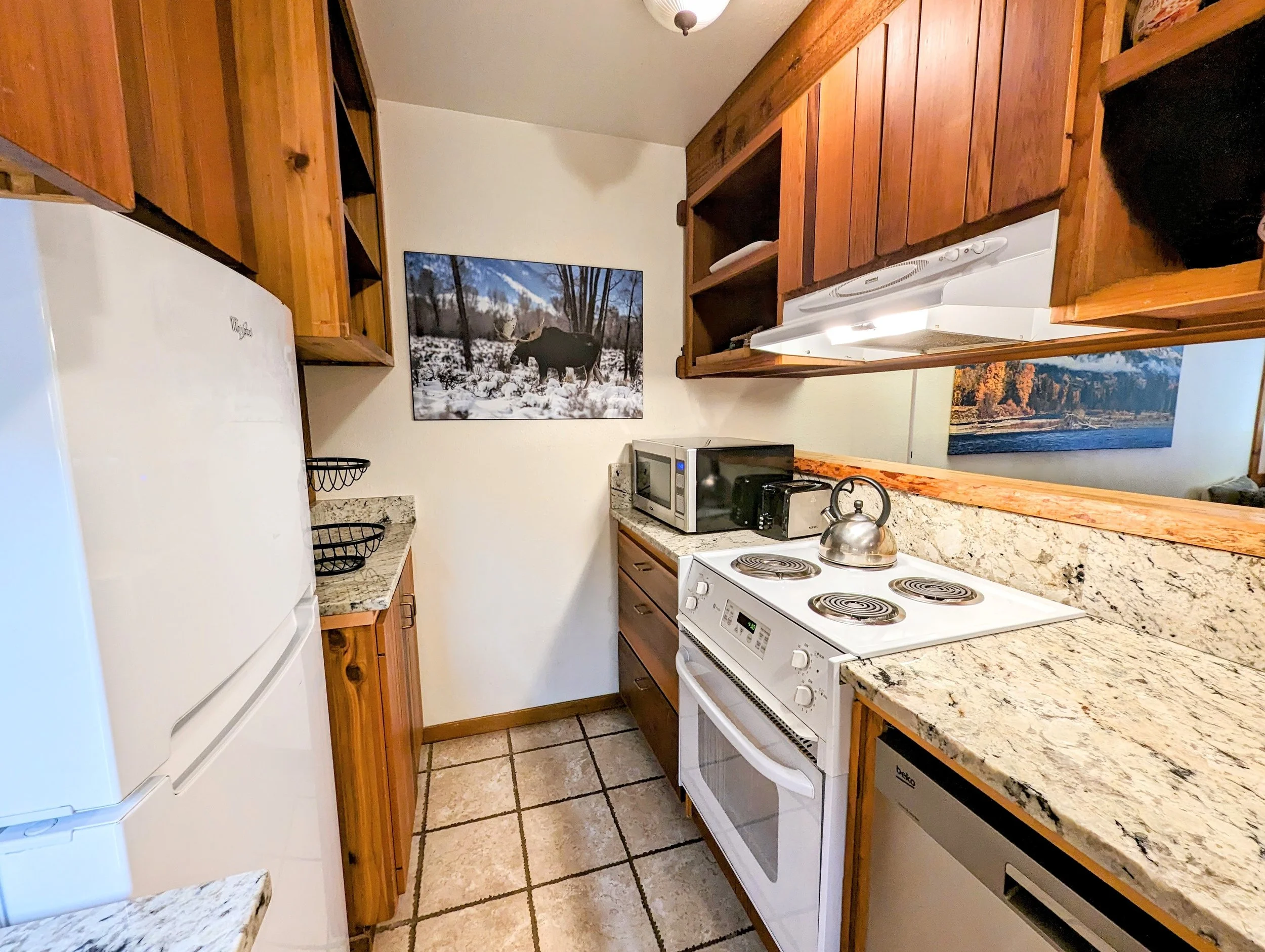 Fully stocked kitchen with everything you need including Keurig and drip coffee makers....because coffee!