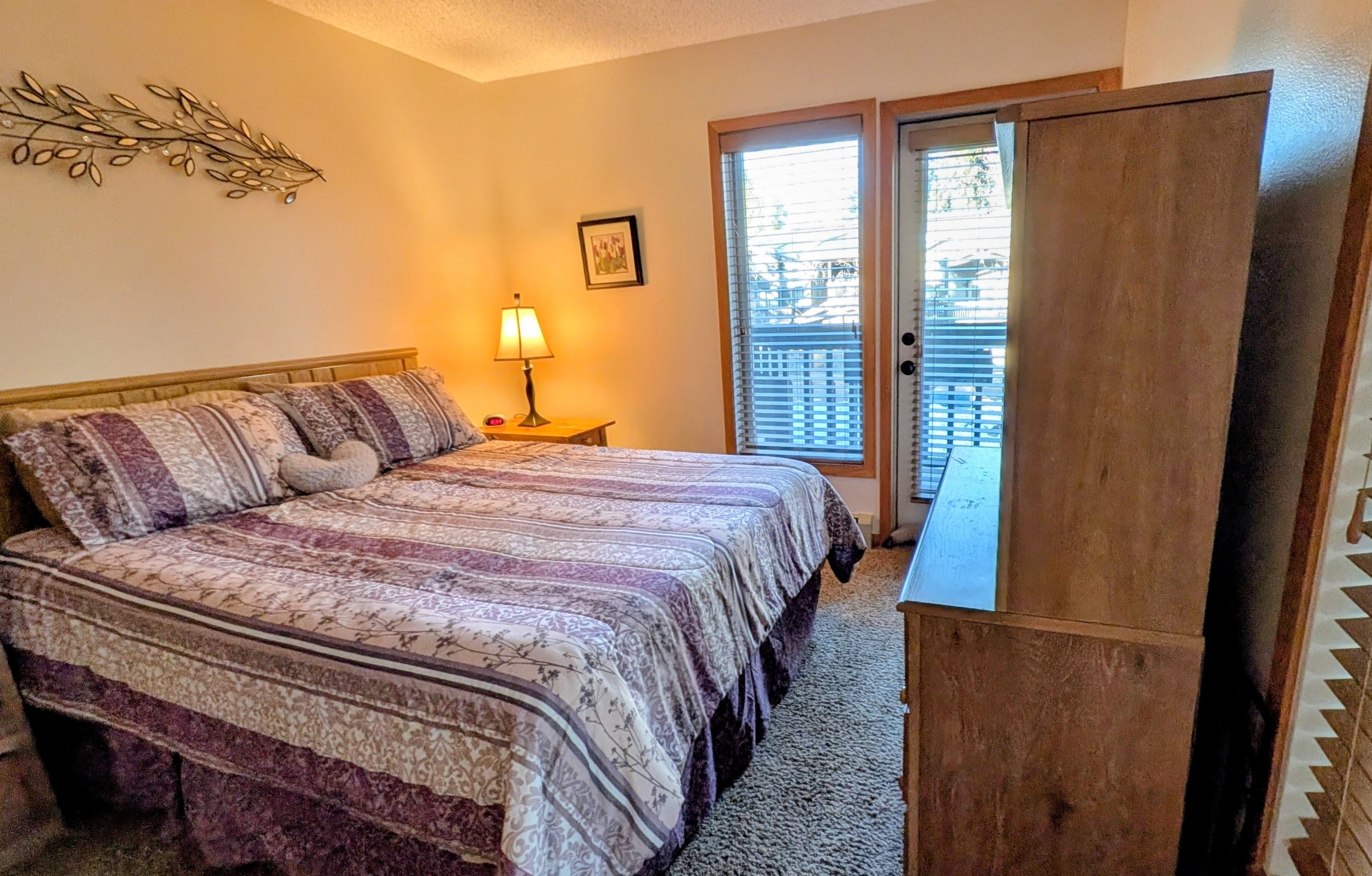 Bedroom #2 with queen bed