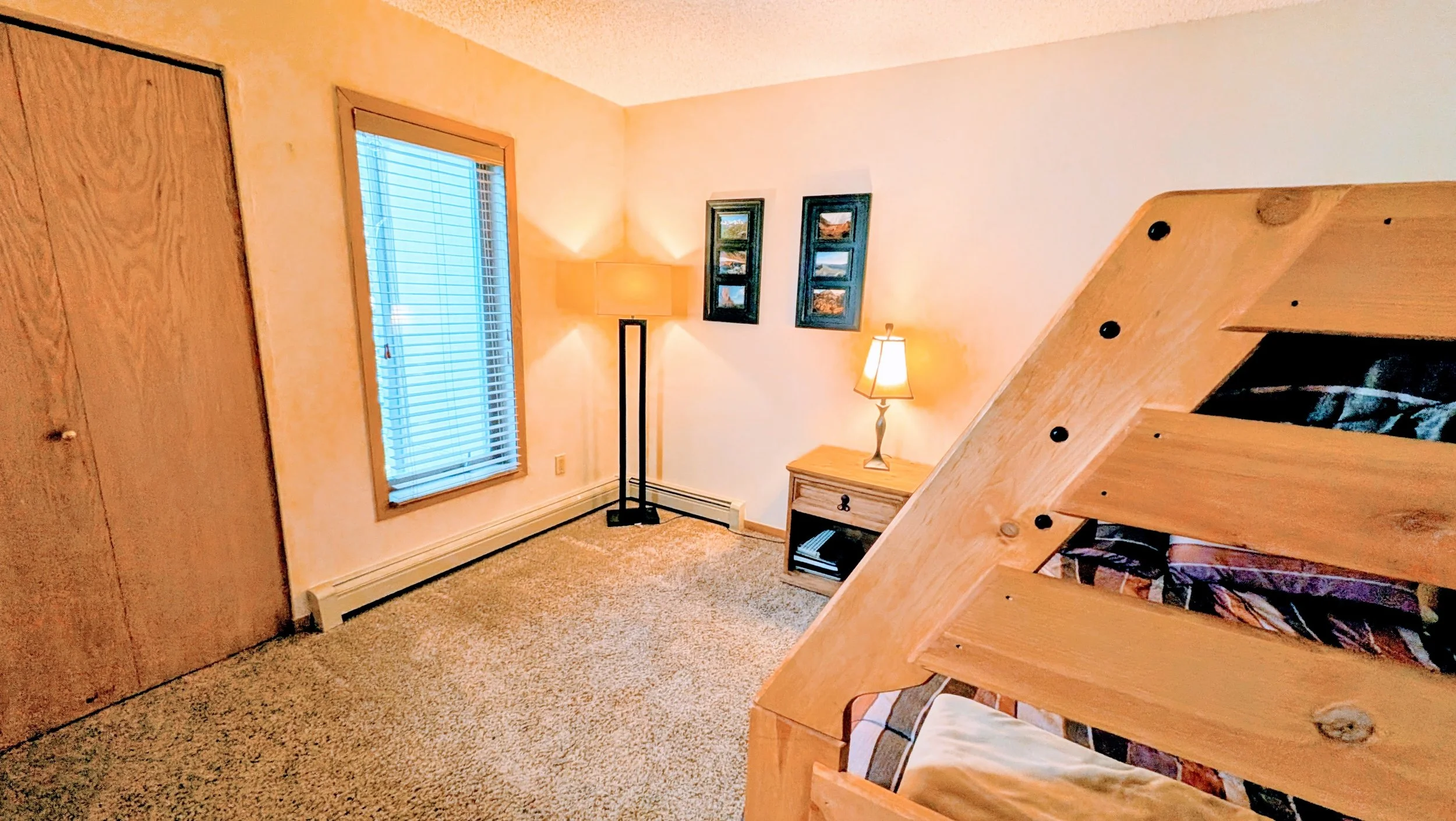 Bedroom #3 with bunk (full & twin)