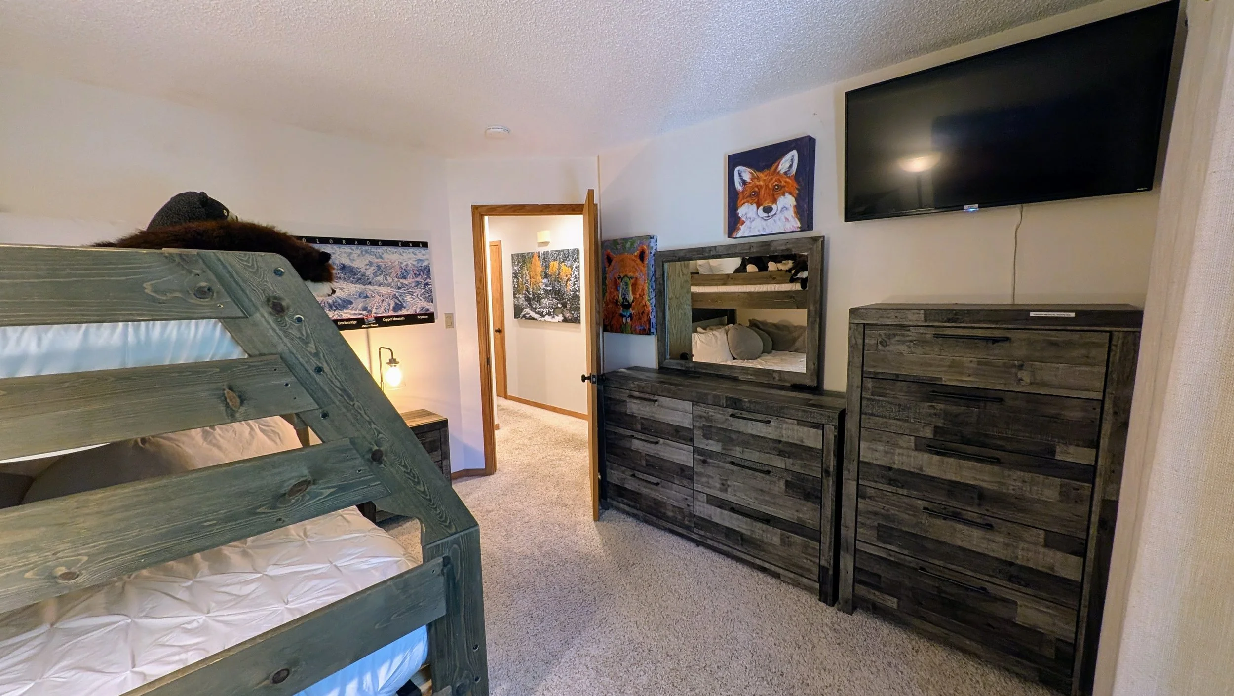 Bedroom 3 - bunk bed (full & twin)