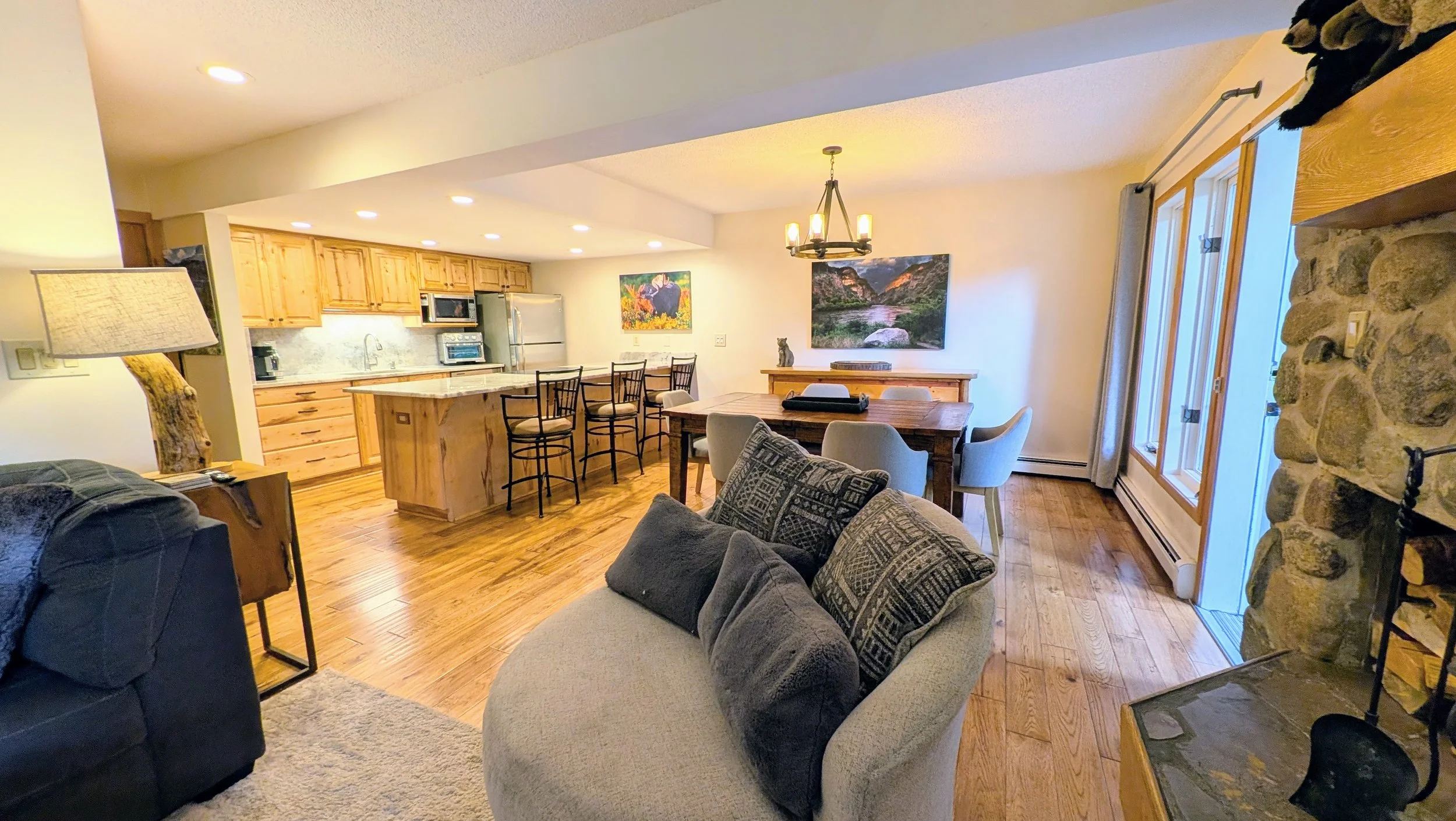 Living Room, dining, and kitchen
