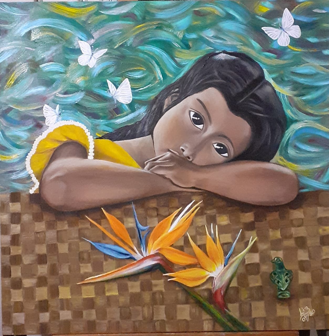 Girl+with+ceramic+bird+of+paradise+80cm+x+80+cm+5k+mx.jpg