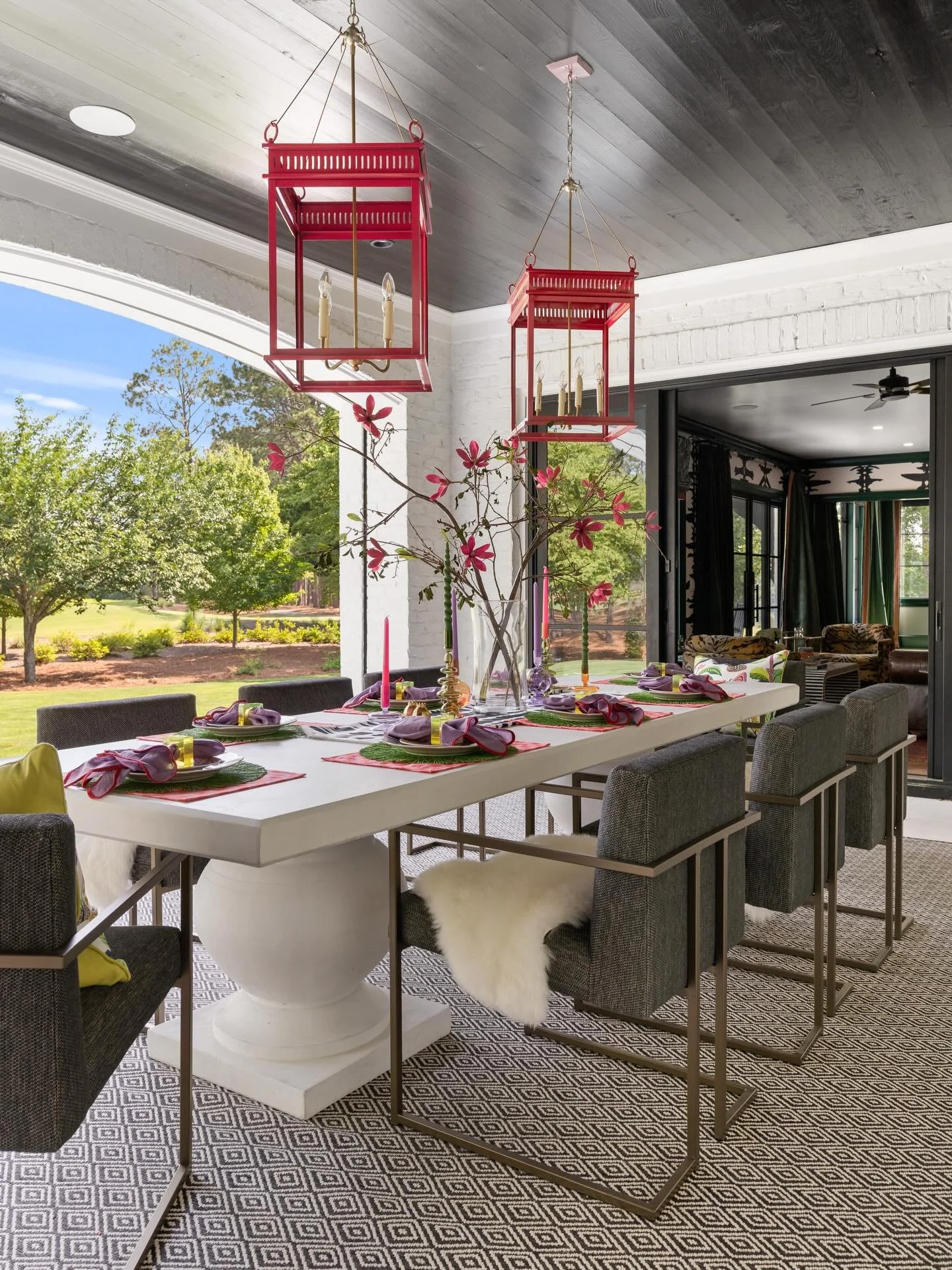 Want AMI to help you love your home? Email us or use the link in profile to reach out!
. 
.

#astonmoodyinteriors #southeastinteriordesigner #maximalistdecor #maximalistinteriors #maximalist