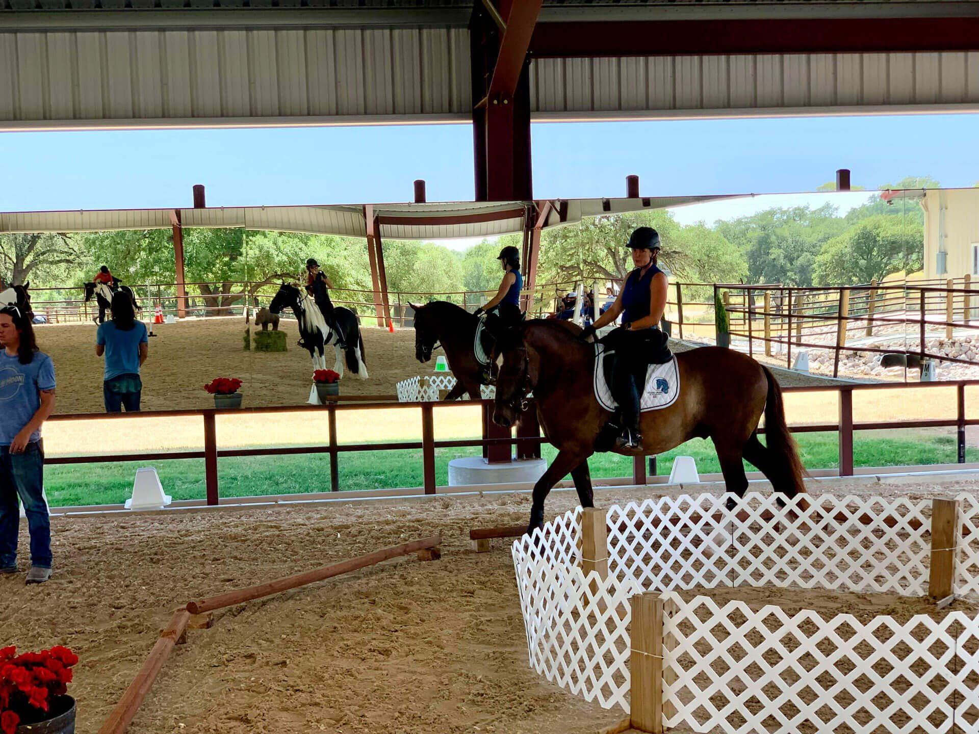 Clinic Event at Fair Oaks Equestrian Center, Fair Oaks Ranch near San Antonio, Texas