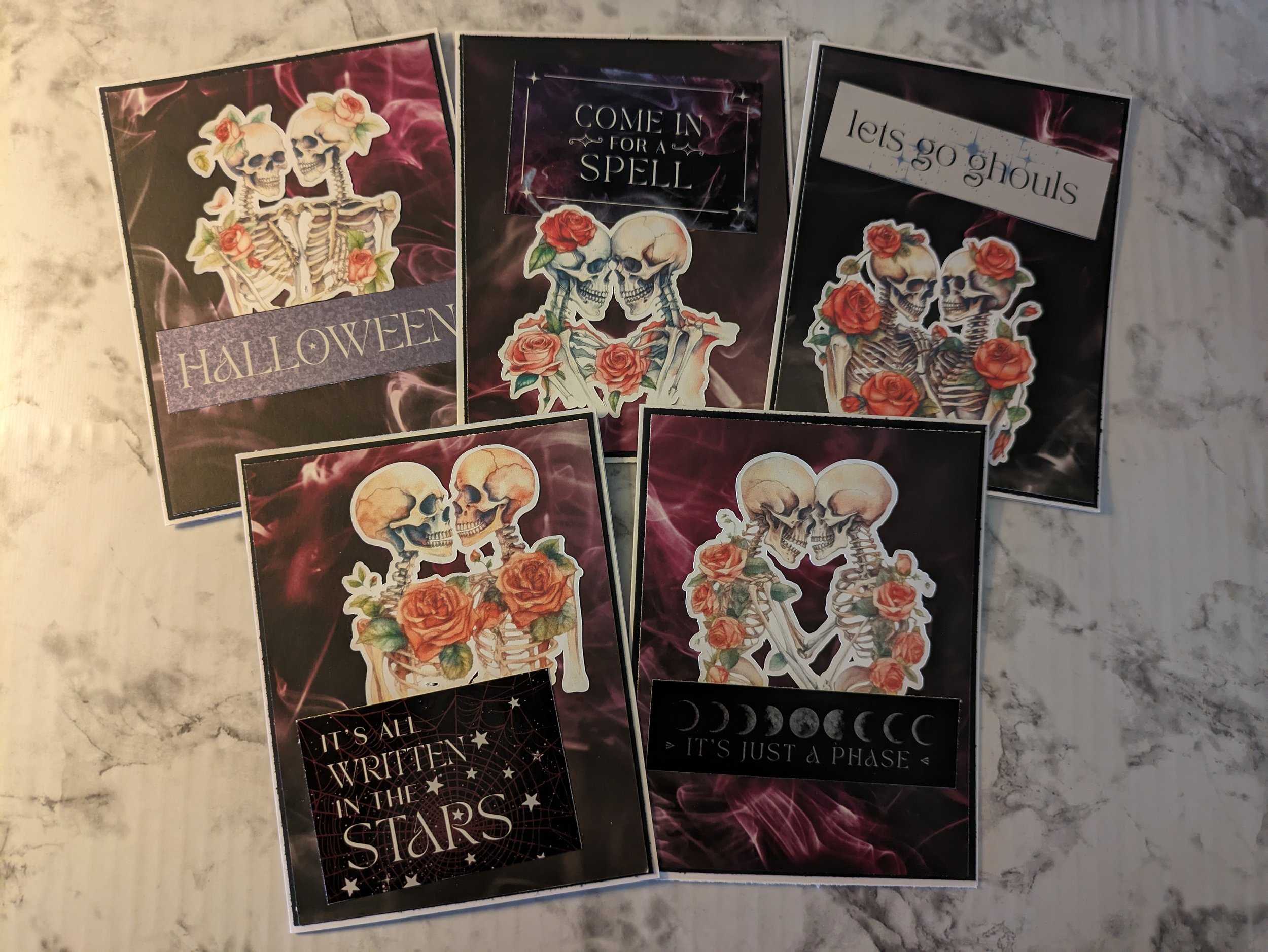 Skeleton Couple Set 5pk