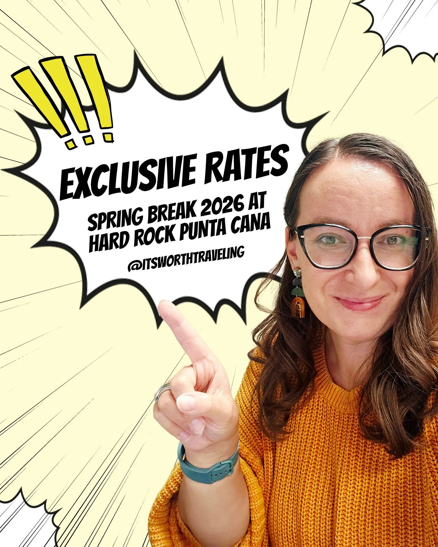 EXCLUSIVE RATES for Spring Break 2026!!
My colleague and I have partnered with HARD ROCK RESORT PUNTA CANA to bring you exclusive rates for Spring Break 2026!

We have only a few rooms left, and the rates are not available to general public!

Minimum