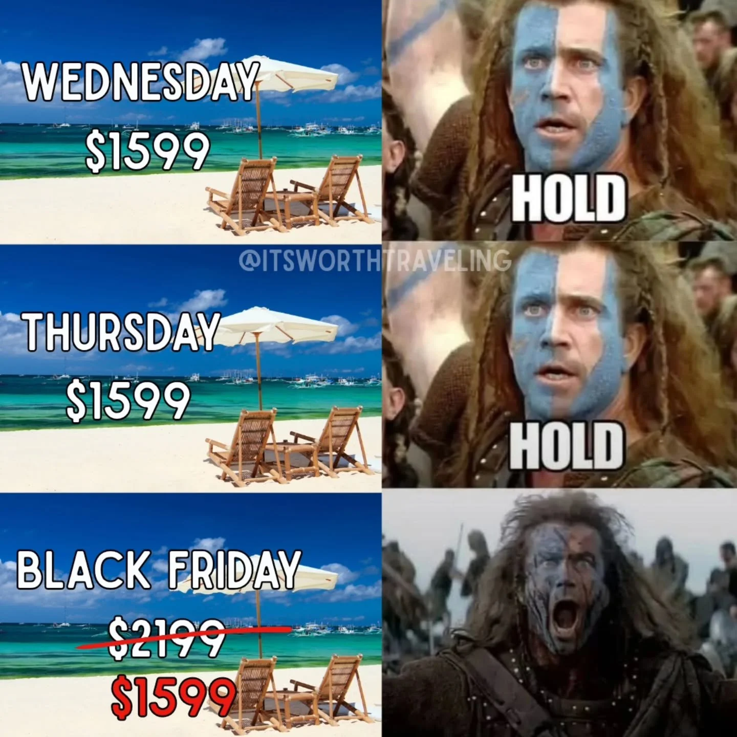 Black Friday is a marketing scheme and it rarely offers value that you can't get at another time, especially in the travel department.

Tour operators, hotels, airlines...they all have to make money... they won't suddenly discount a trip, just becaus