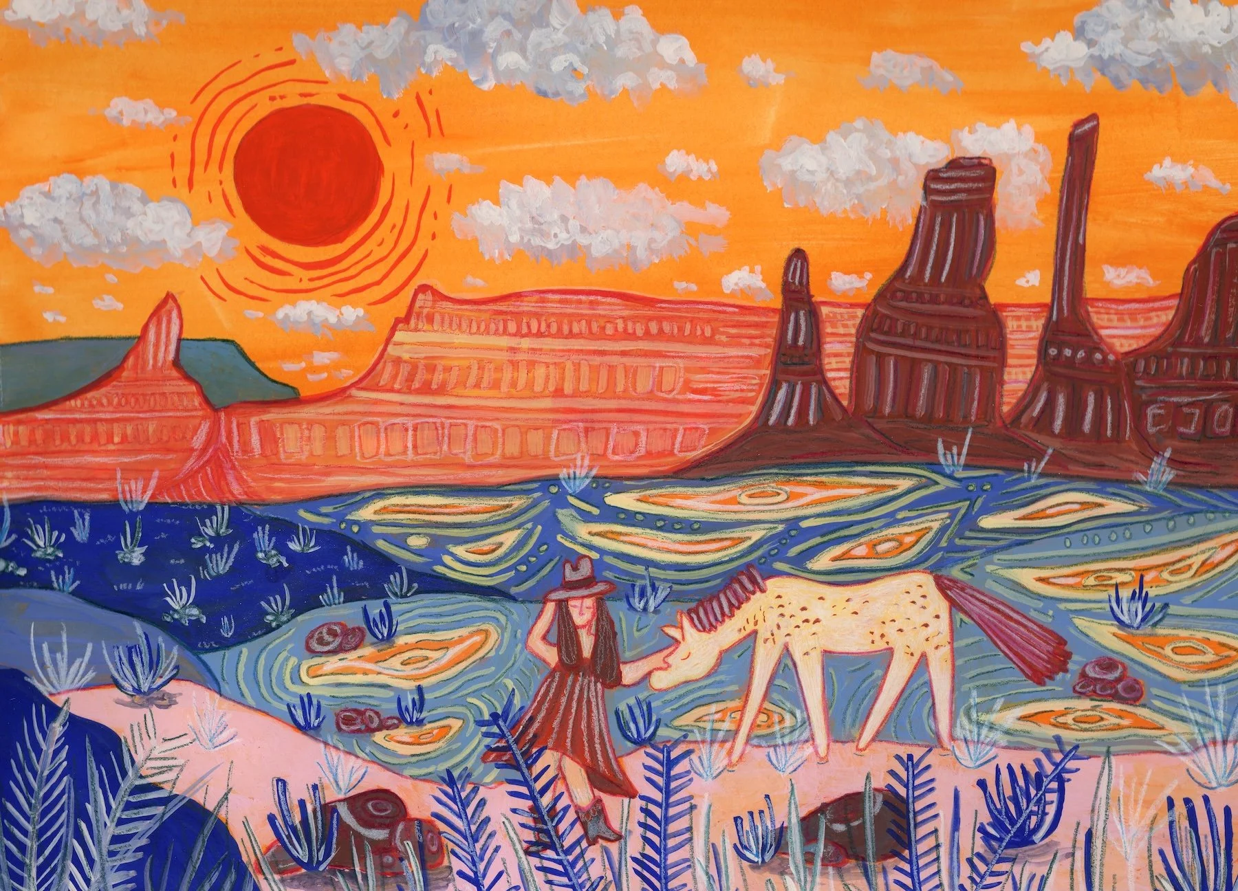 August on the Colorado Plateau Giclée Print