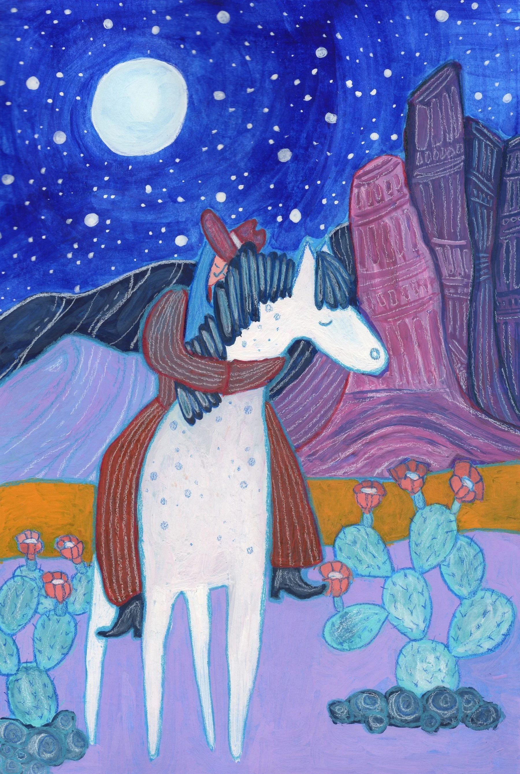 Together Under the Stars Giclée Print