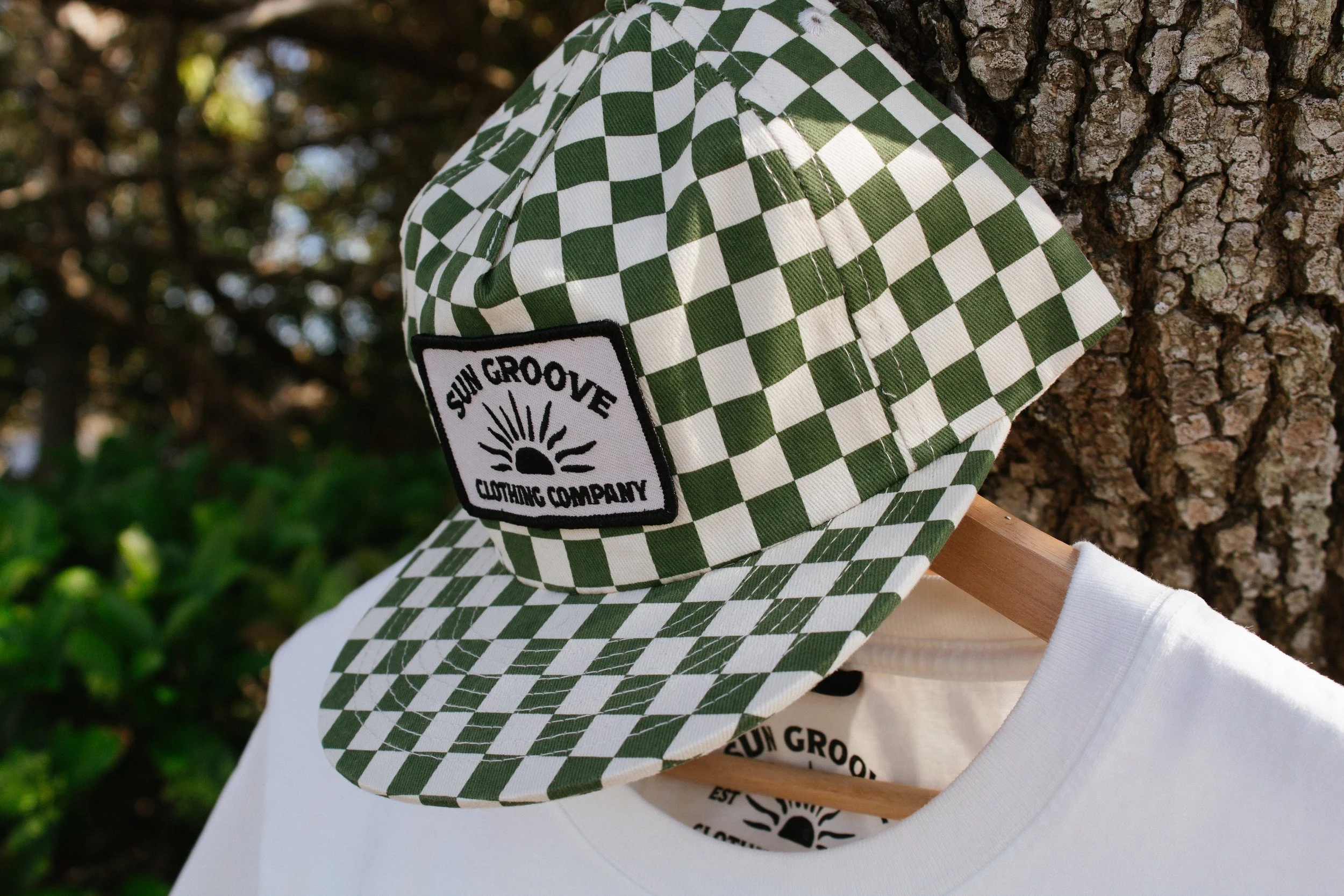 Forest Checkerboard hat