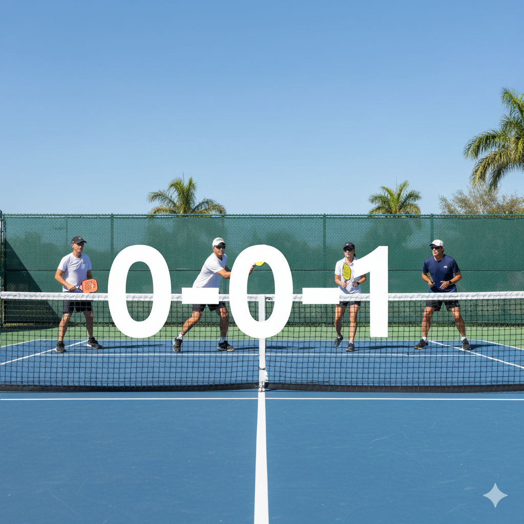 A Beginner's Guide to Pickleball's Unique 3-Number Scoring System