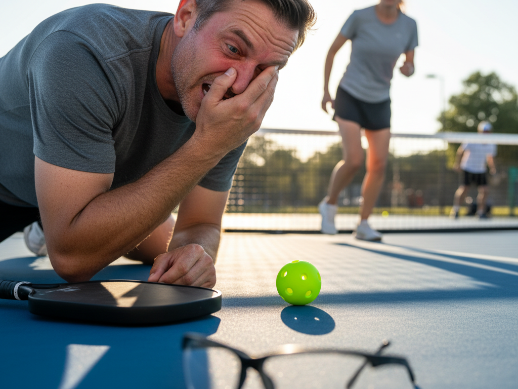 Why Pickleball Players Need to Wear Eye Protection