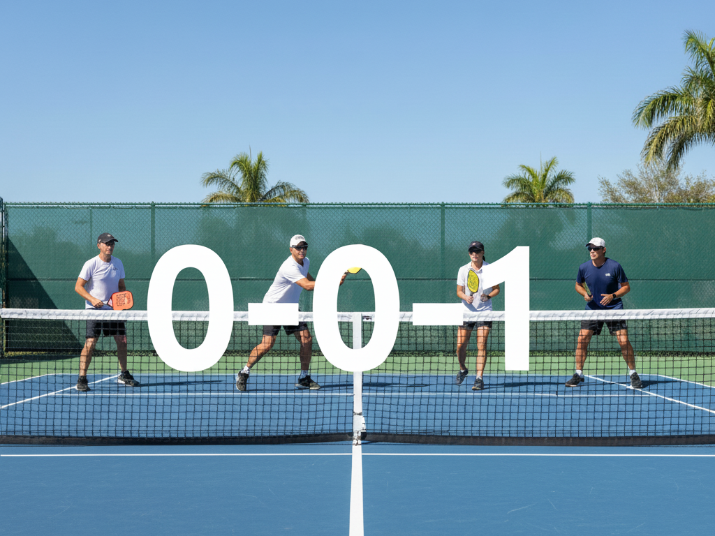A Beginner's Guide to Pickleball's Unique 3-Number Scoring System