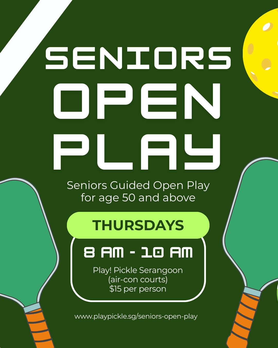 Seniors Open Play
