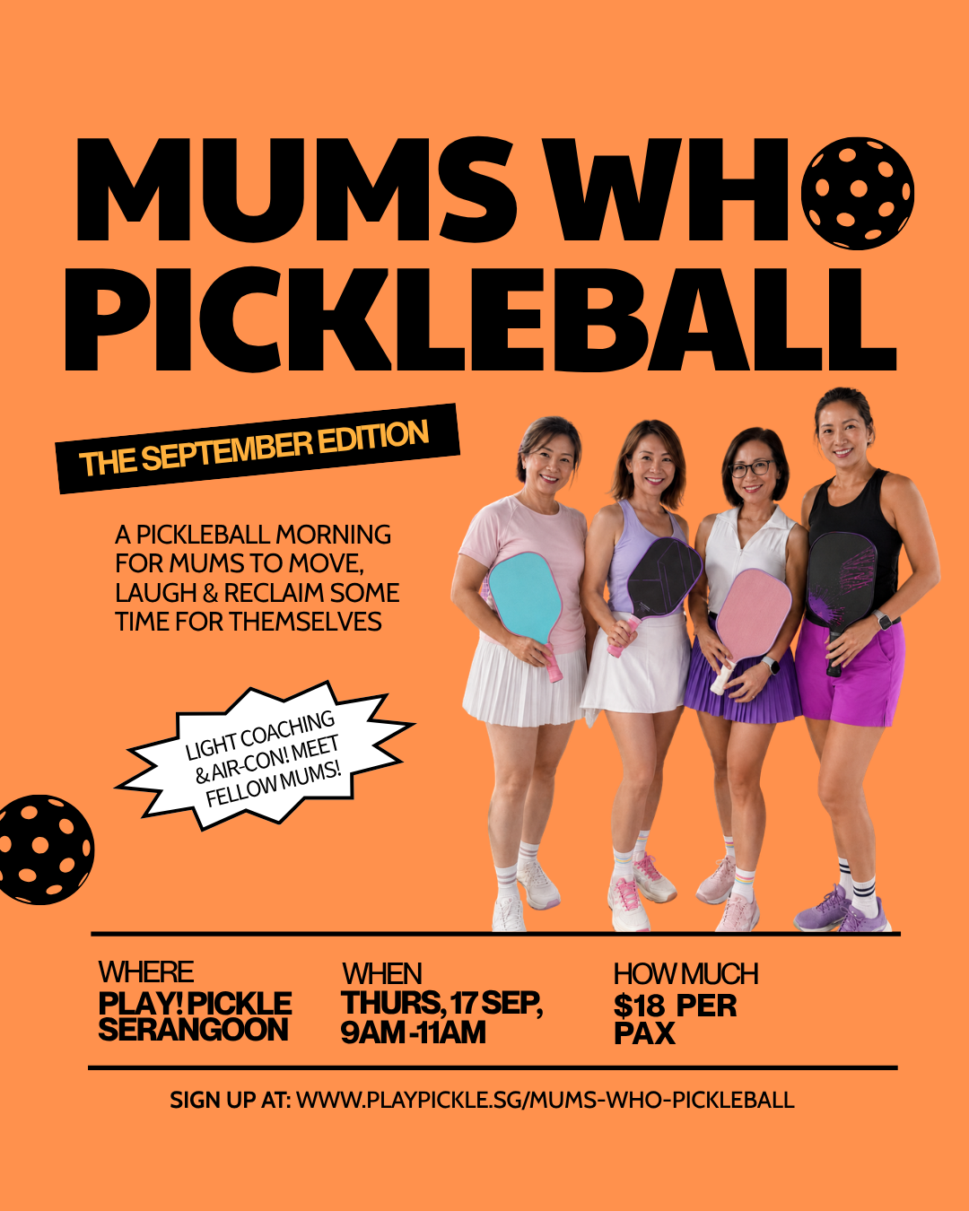 Mums who pickleball