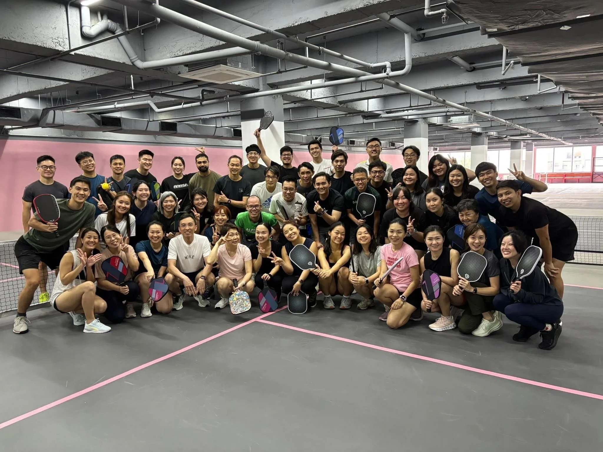Corporate team building pickleball workshop in Singapore
