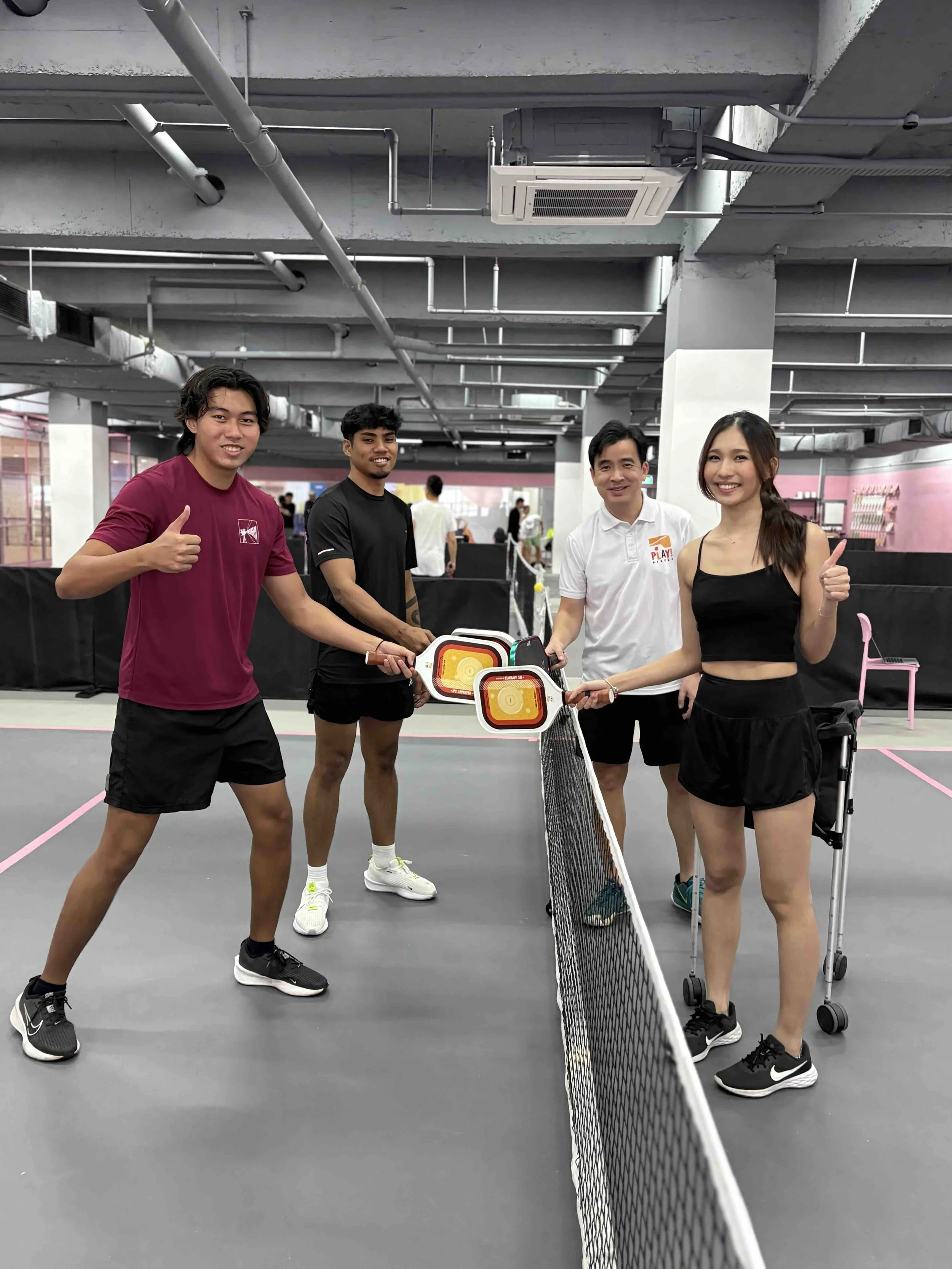Adult pickleball group lessons with Play! Pickle Singapore