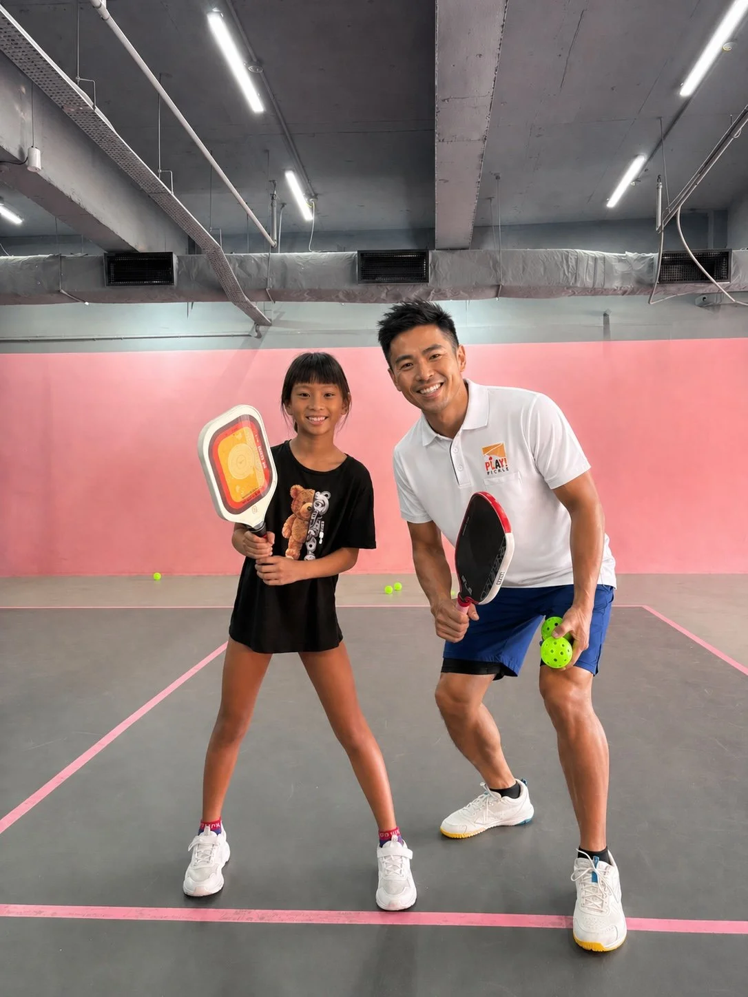Kids private pickleball coaching