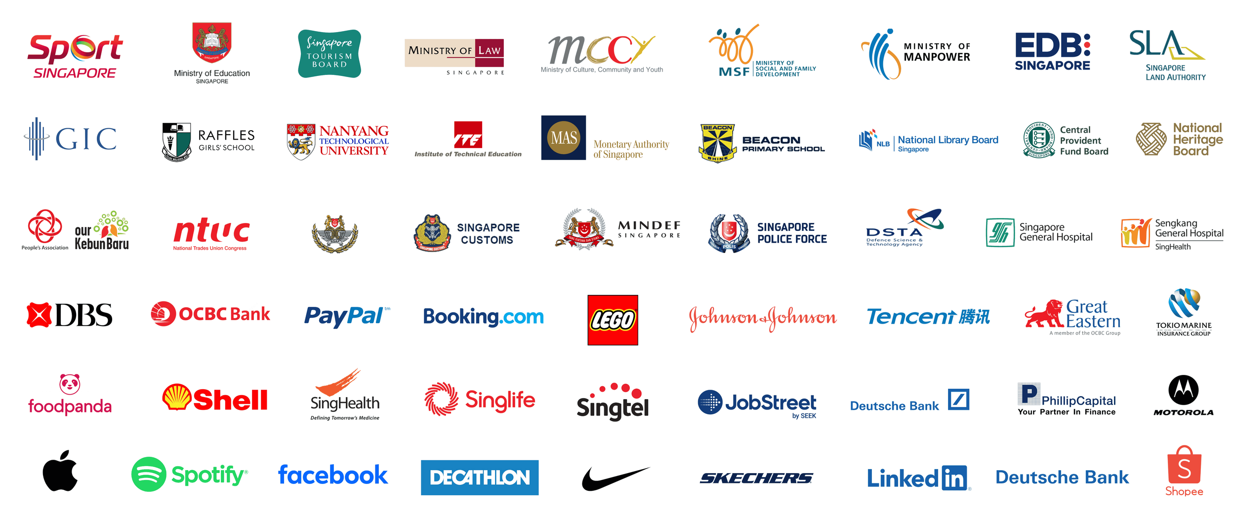 Organisations and brands that have worked with Play! Pickle