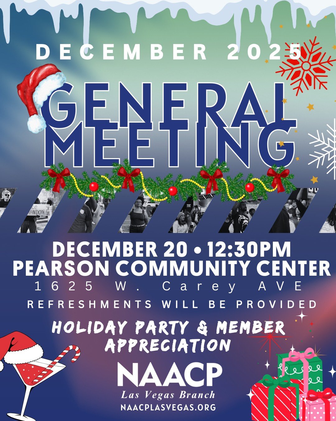 General Meeting Holiday Party and Member Appreciation