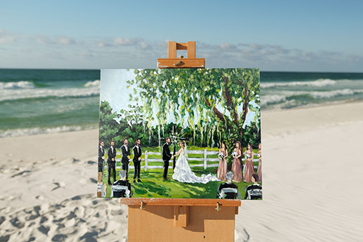 How to Choose the Perfect Scene for Your Wedding Painting