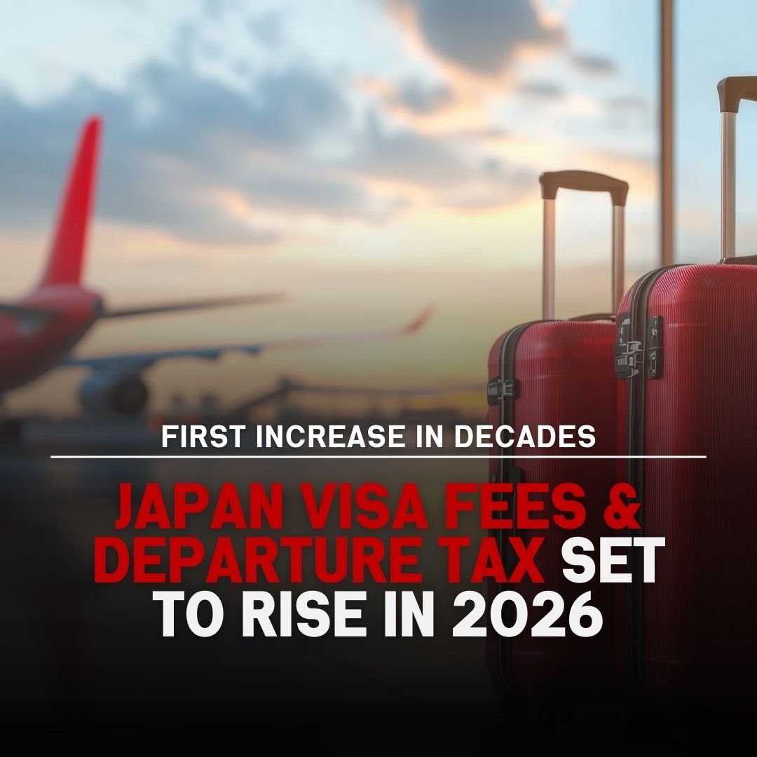 Japan Visa Fees &amp; Departure Tax Set to Rise in 2026: What Travelers Must Know