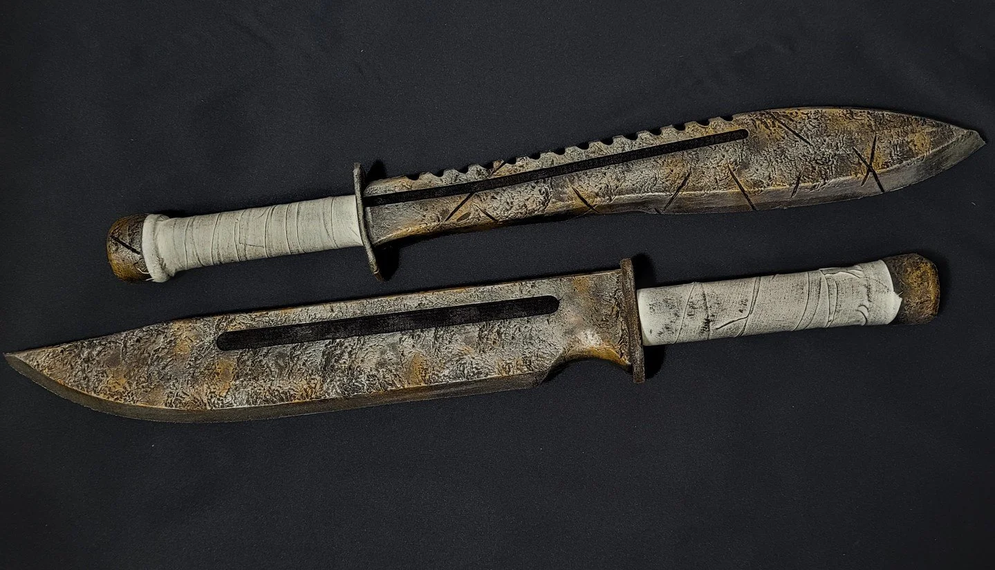 Sometimes you just need a good shiv in your life&trade;, and simple can be good! One of these props was a primary inspiration for the "a knife like that" in the SHS shop, as I wanted some more basic/generic pieces for people to choose from 