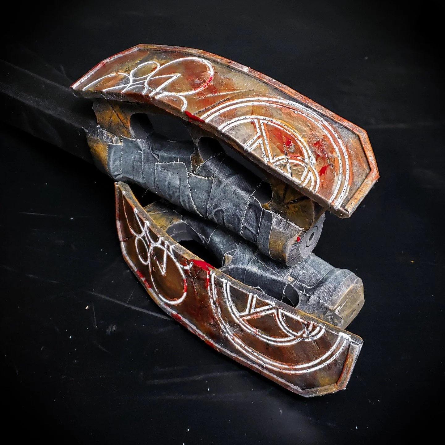 Sometimes you get a unique request for themed props, but you've gotta make things look enough "in universe," and that's something I ran into here where a character followed a certain band, which you may be able to figure out in this picture